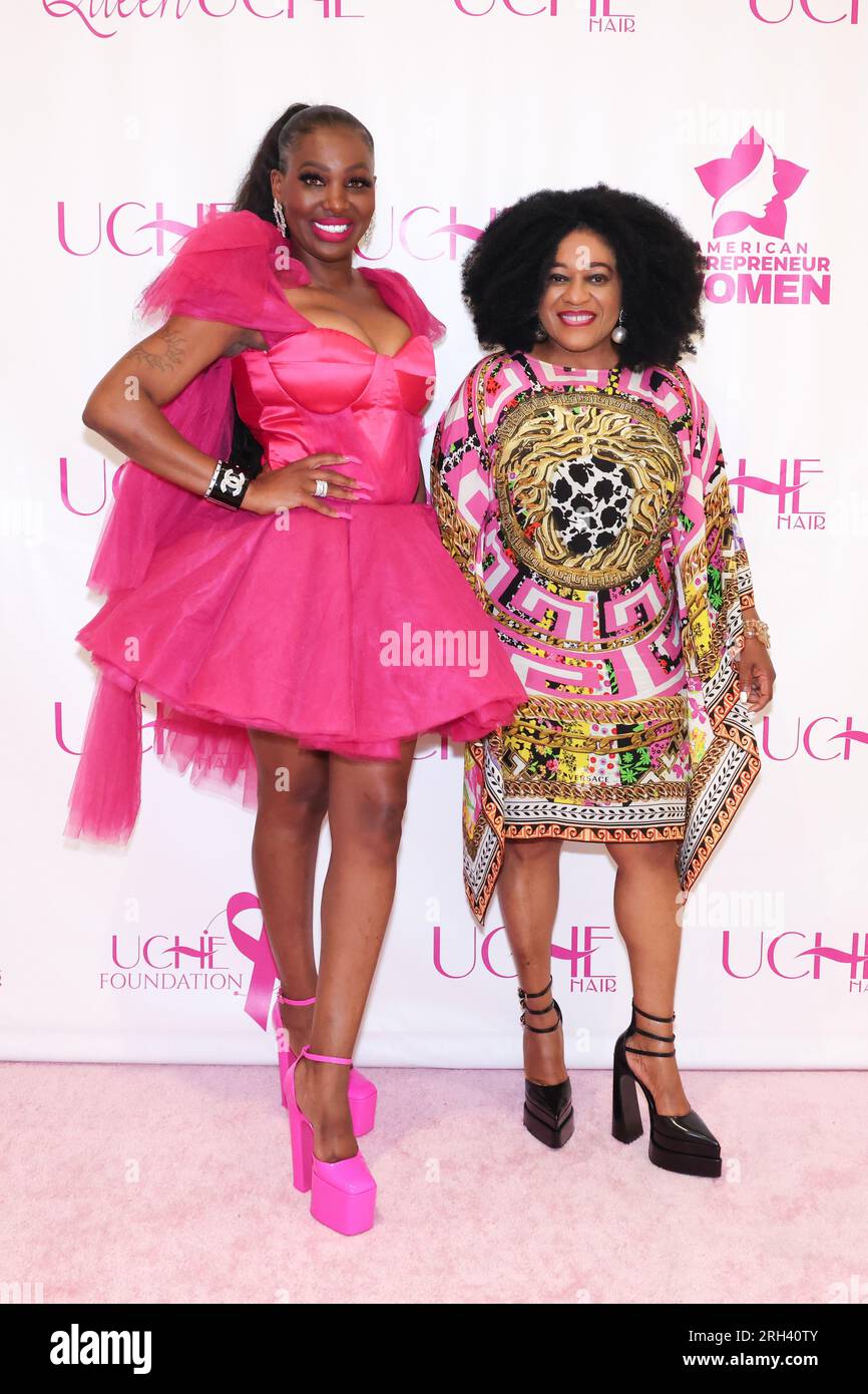 Canoga Park, California, USA. Queen Uche (Uche Umeagukwu), owner of