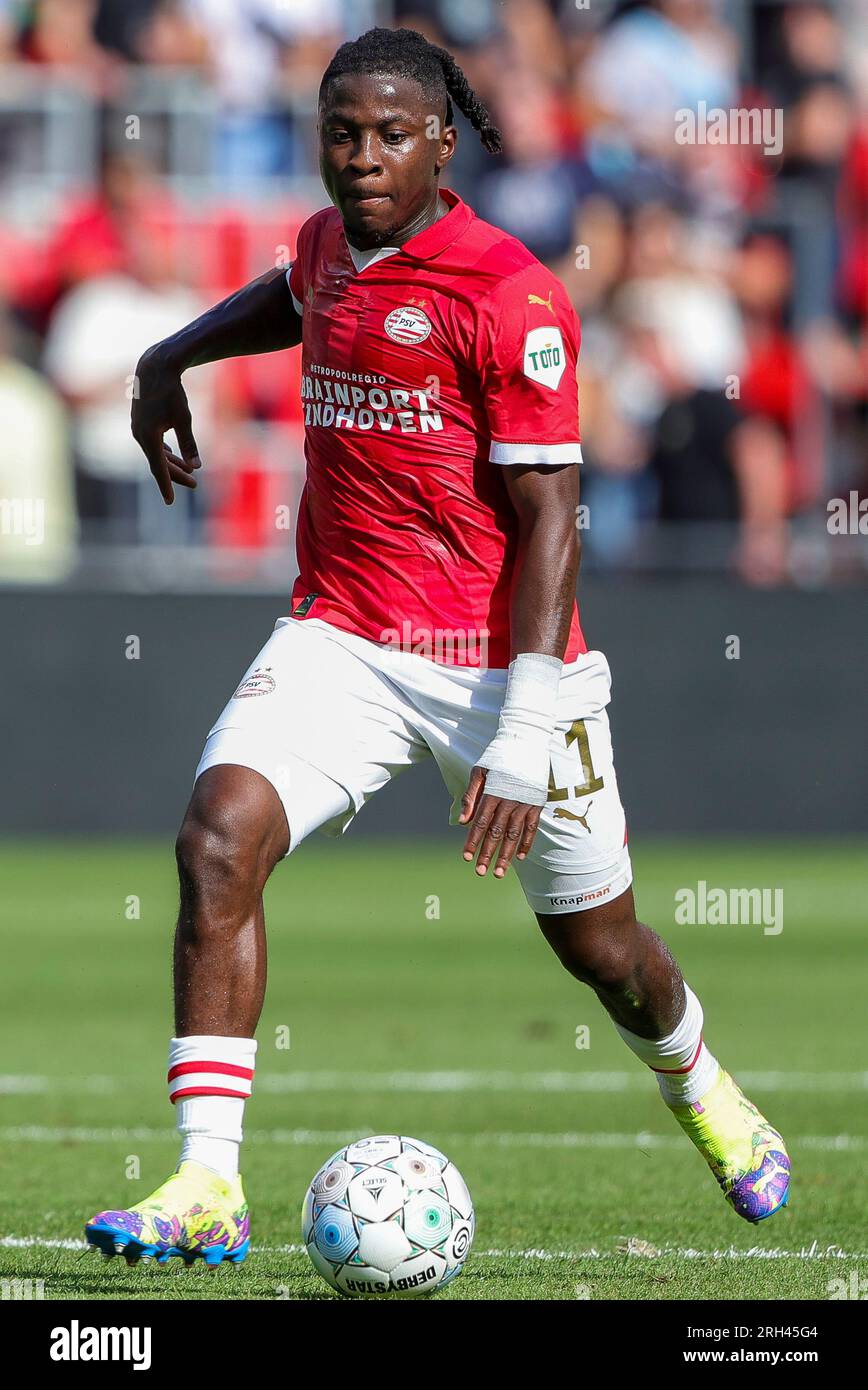 EINDHOVEN NETHERLANDS AUGUST 12 Johan Bakayoko PSV during