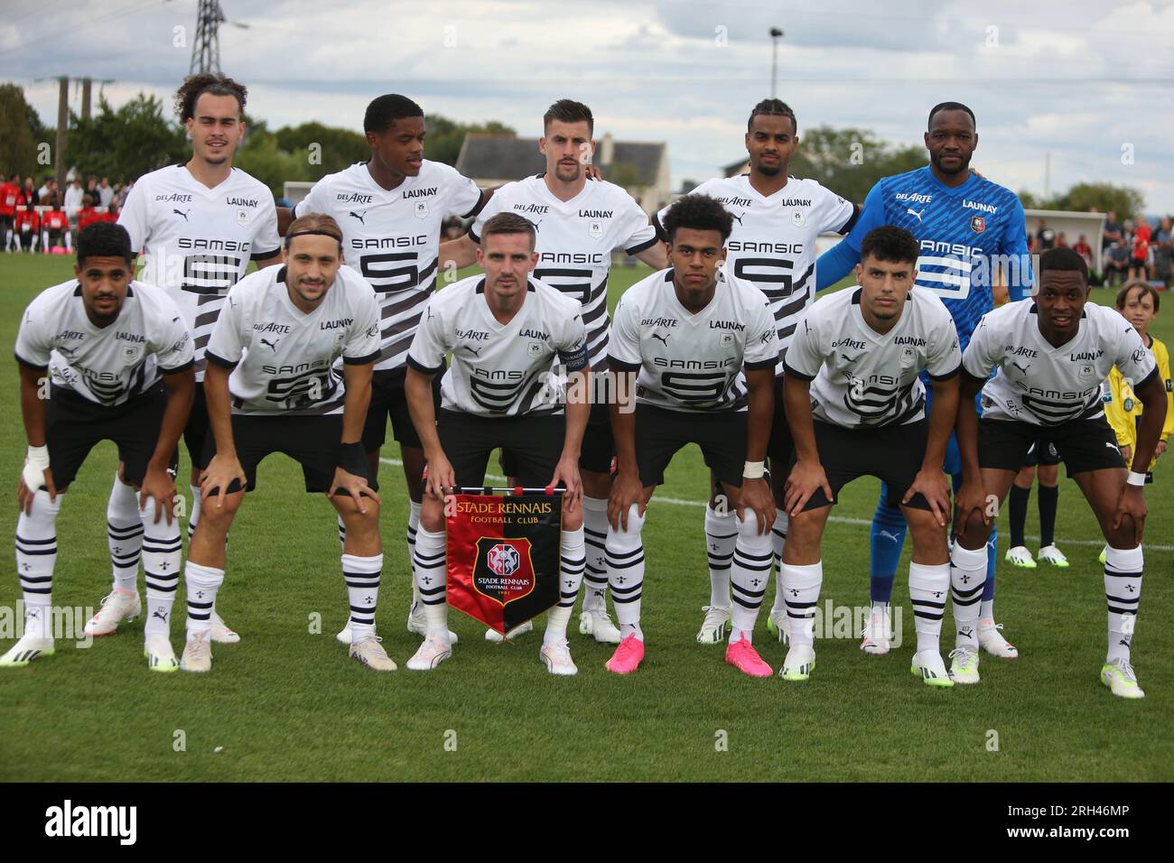 Team Stade Rennais during the Amical 2023 between Stade Rennais and Stade Brestois on July 26