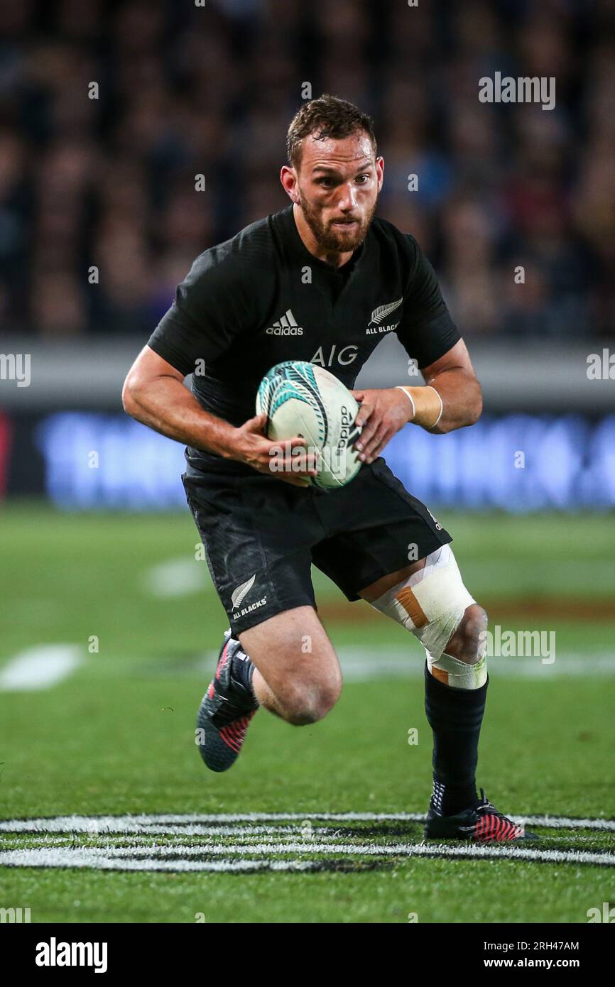 Aaron Cruden of New Zealand during the Bledisloe Cup Rugby match