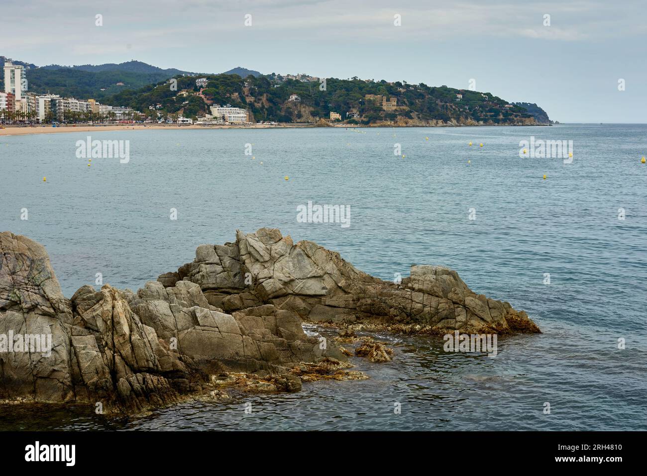 Platja d'Aro Beach in Costa Brava, Catalonia Stock Photo - Alamy