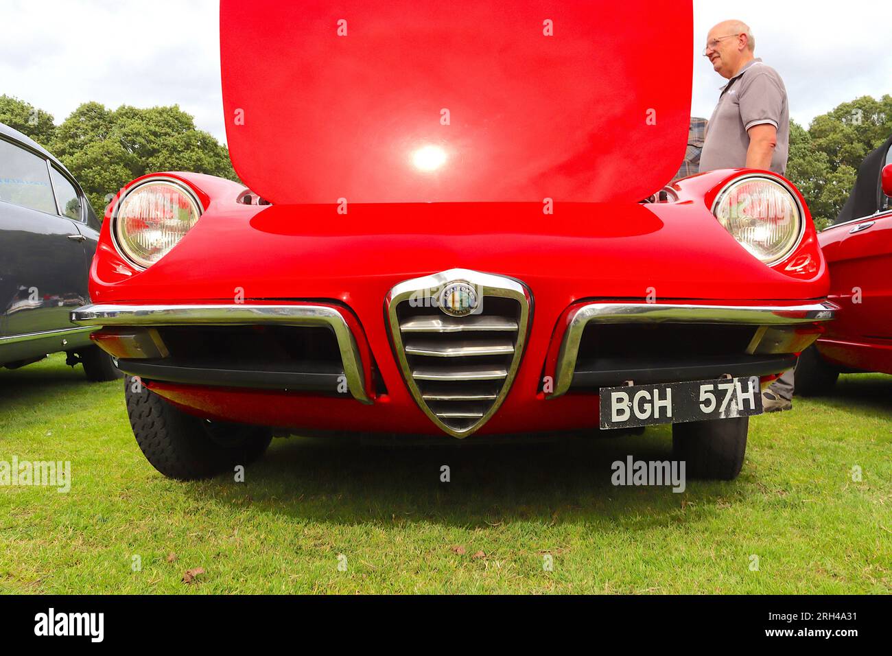 1970 Alfa Romeo Duetto Spider, perceived by many as “the” quintessential Italian sports car to be seen in and driven. Stock Photo