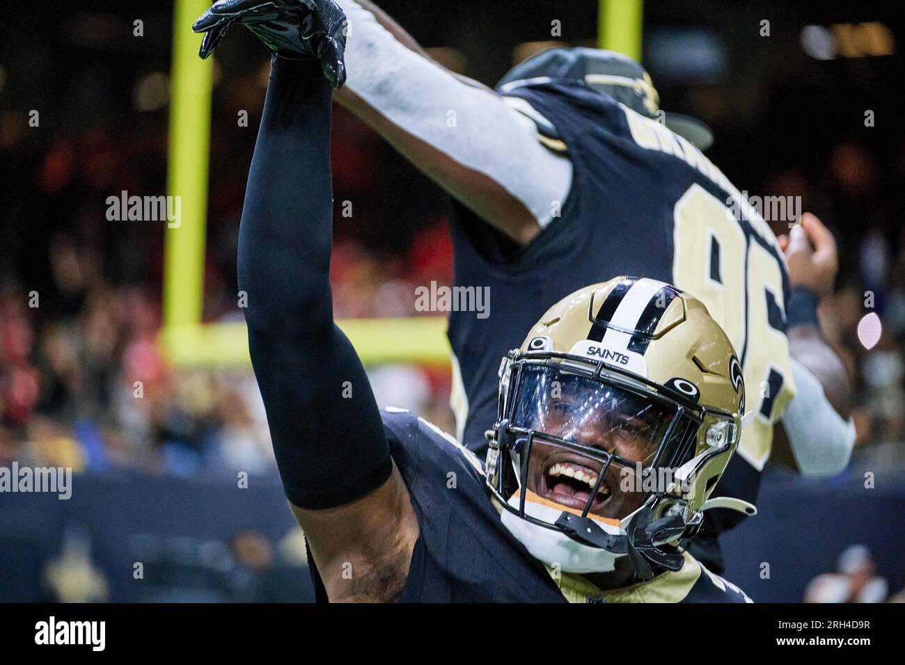 New Orleans Saints safety Smoke Monday (38) during an NFL preseason  football game against the Los Angeles Chargers, Sunday, Aug. 20, 2023, in  Inglewood, Calif. (AP Photo/Kyusung Gong Stock Photo - Alamy