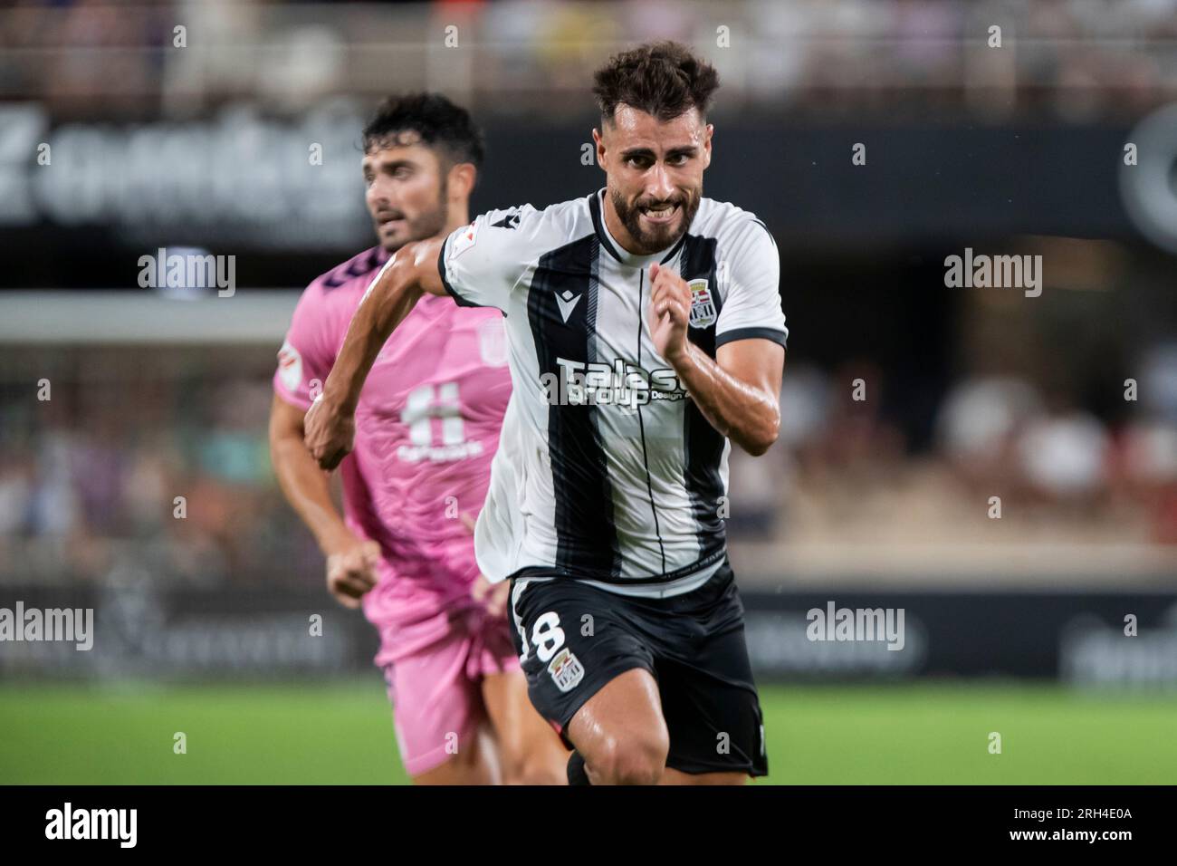 Sekou Gassama of Real Racing Club during the La Liga SmartBank match  between Real Racing Club and CD Leganes at El Sardinero Stadium on February  13, 2 Stock Photo - Alamy