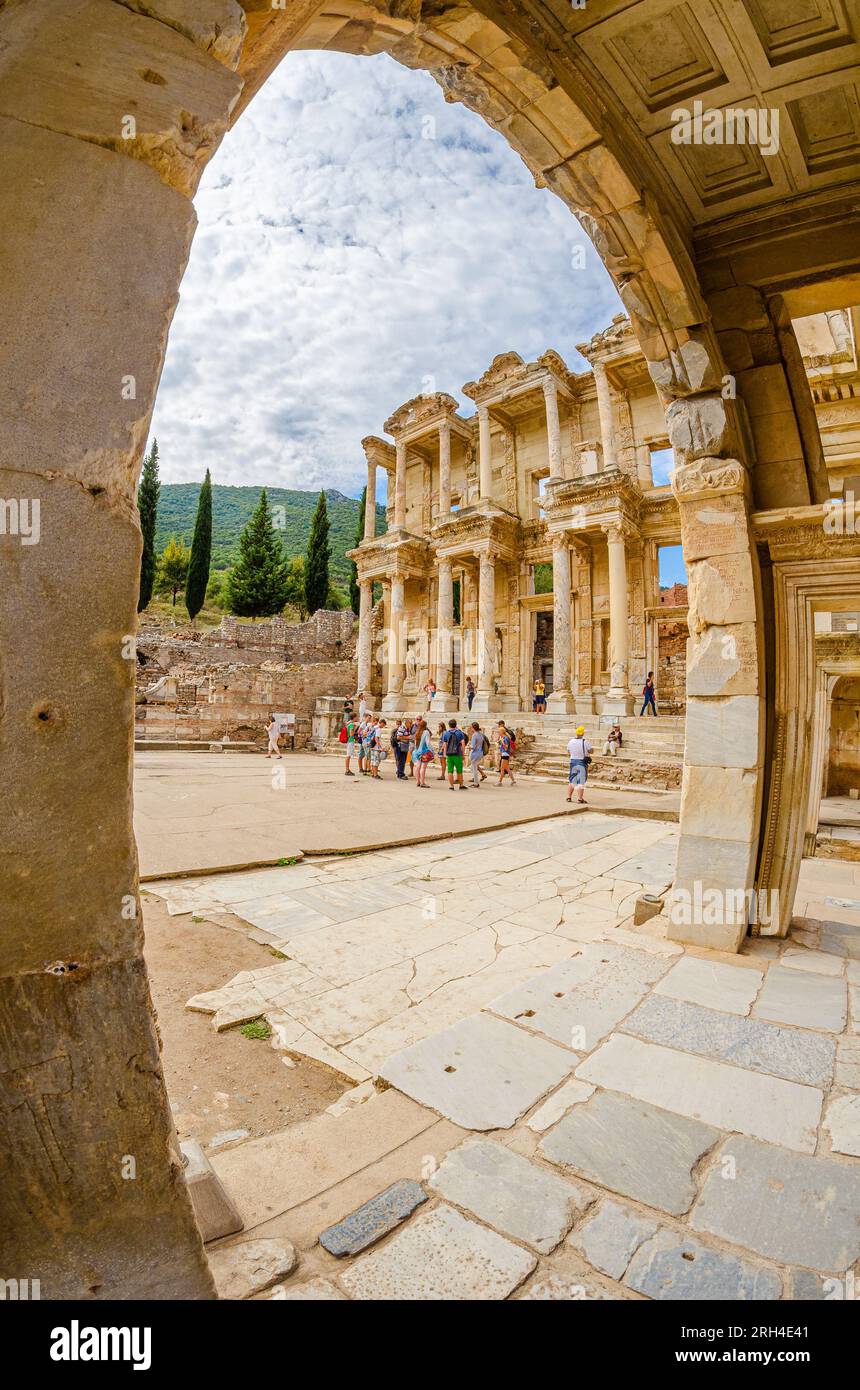 Entrance library in ancient hi-res stock photography and images - Alamy