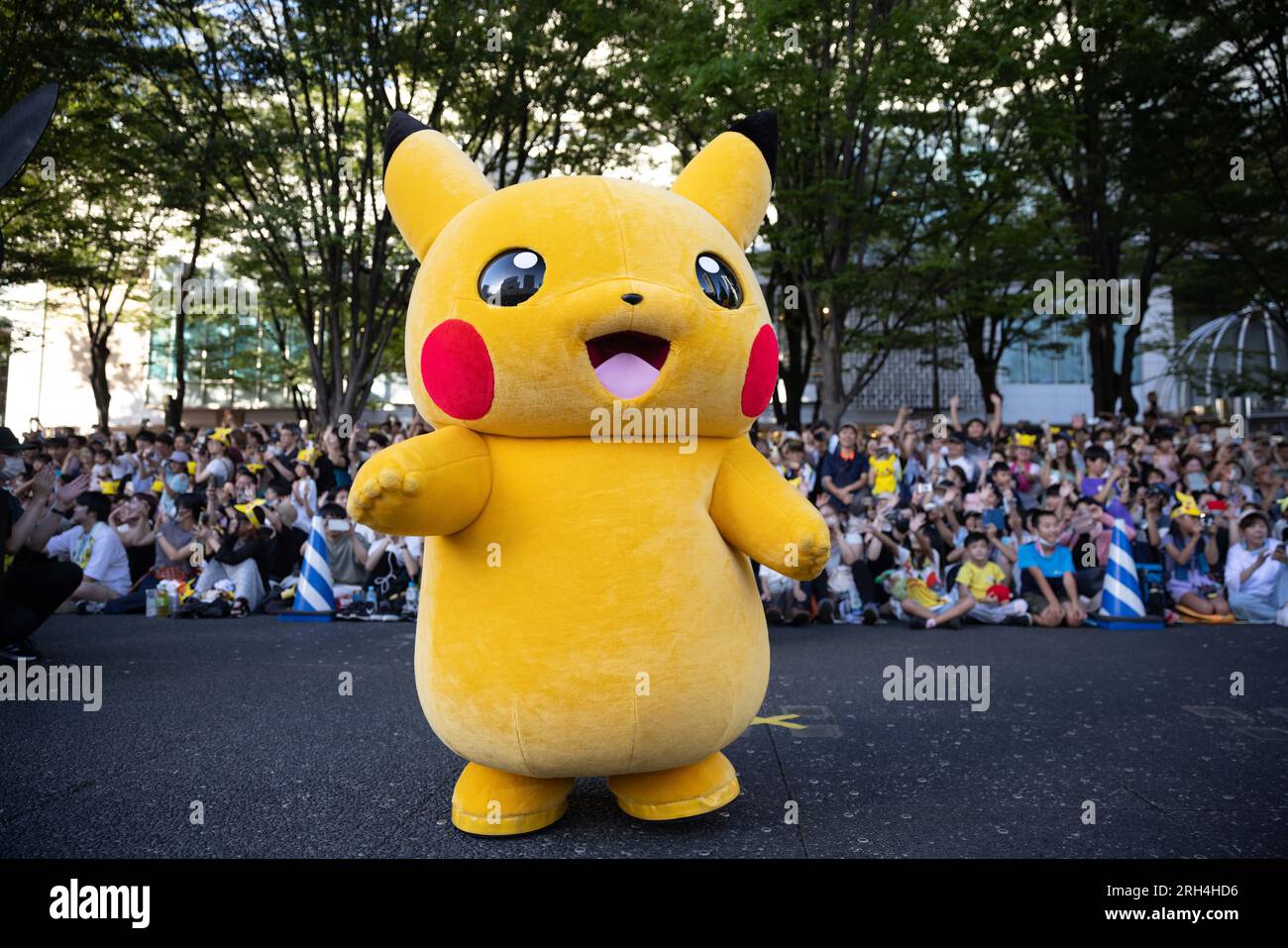 Pikachu parade during Pokemon World Championships 2023 in Minatomirai, Yokohama on August 11