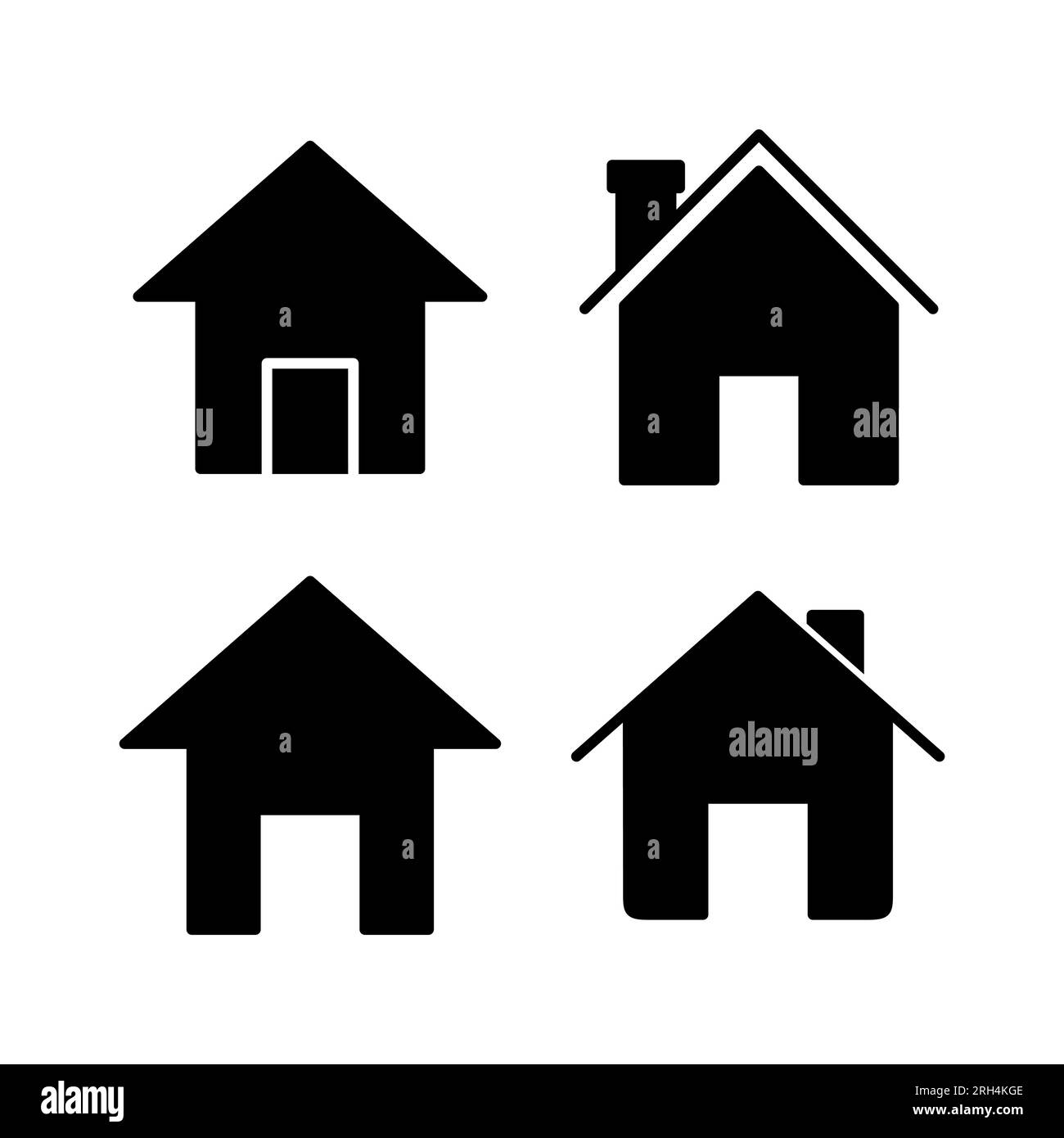 Home icon vector. House vector icon Stock Vector Image & Art - Alamy