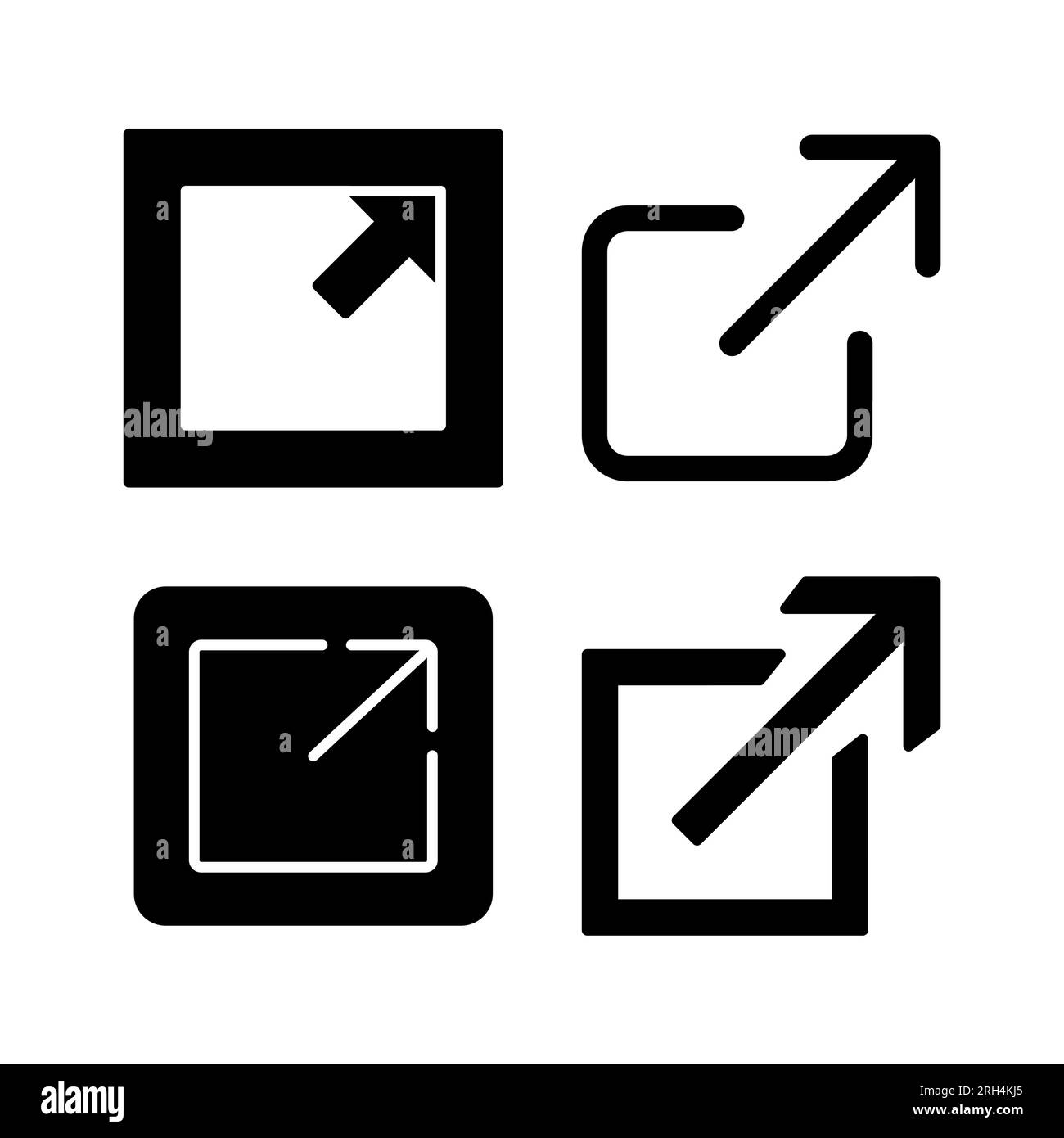 External link icon vector. hyperlink chain symbol. download, share ...