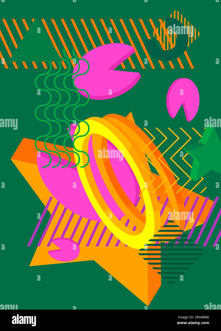 Orange and jade Stock Vector Images - Alamy