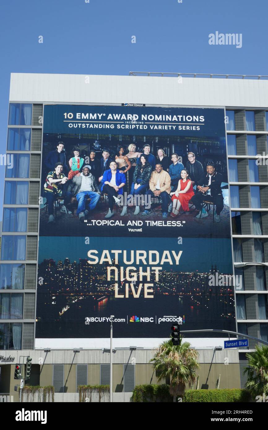 Los Angeles, California, USA 12th August 2023 SNL Saturday Night Live ...