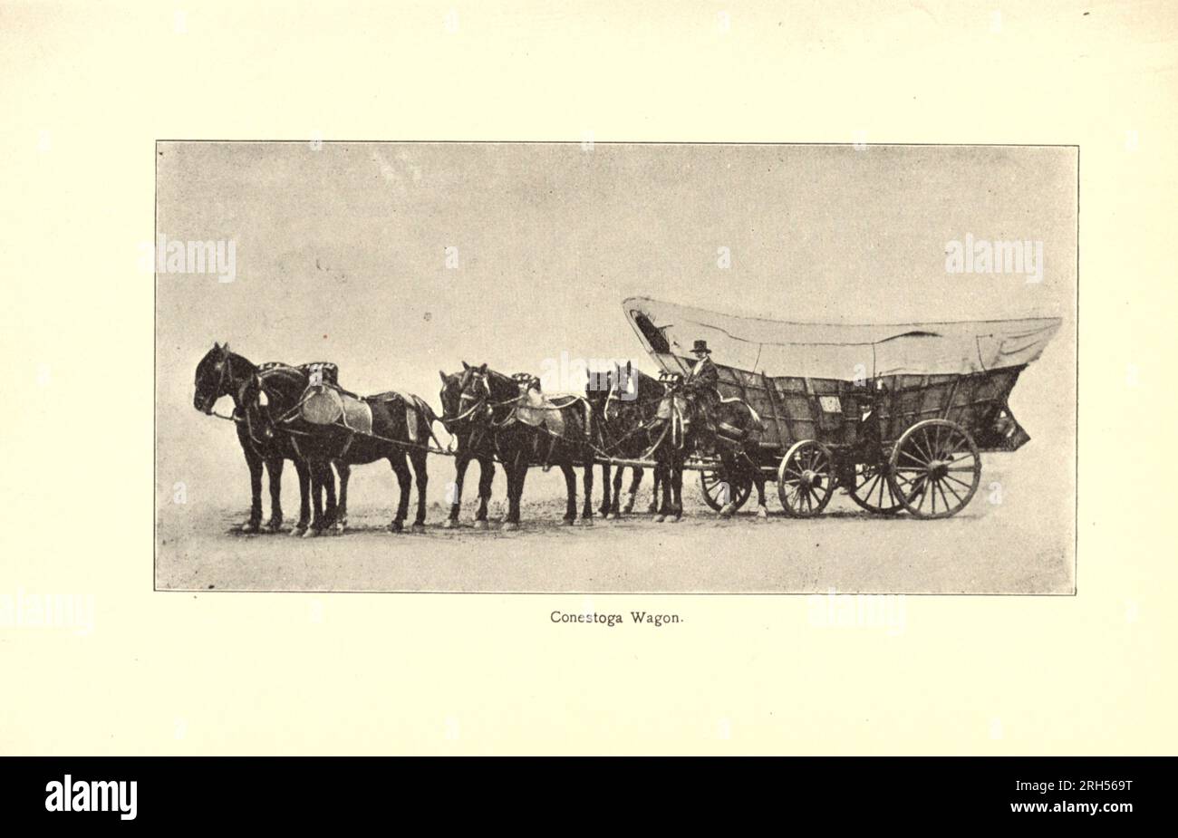 Conestoga Wagon from the book ' Stagecoach and tavern days ' by Earle