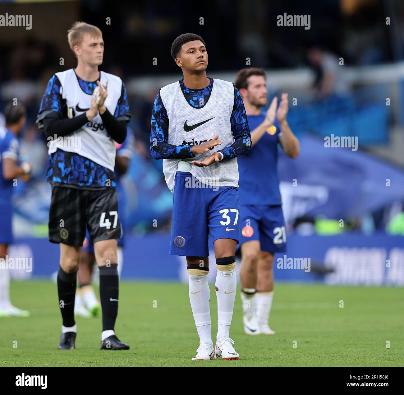 London, UK. 13th Aug, 2023. Mason Burstow of Chelsea during the Premier League match at Stamford Bridge, London. Picture credit should read: David Klein/Sportimage Credit: Sportimage Ltd/Alamy Live News Stock Photo