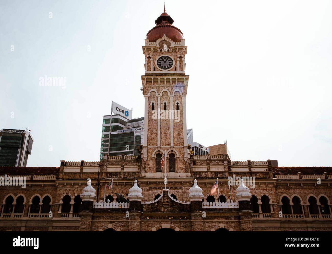 The Sultan Abdul Samad Building (Malay: Bangunan Sultan Abdul Samad) is a late-nineteenth century building located in Kuala Lumpur, Malaysia Stock Photo