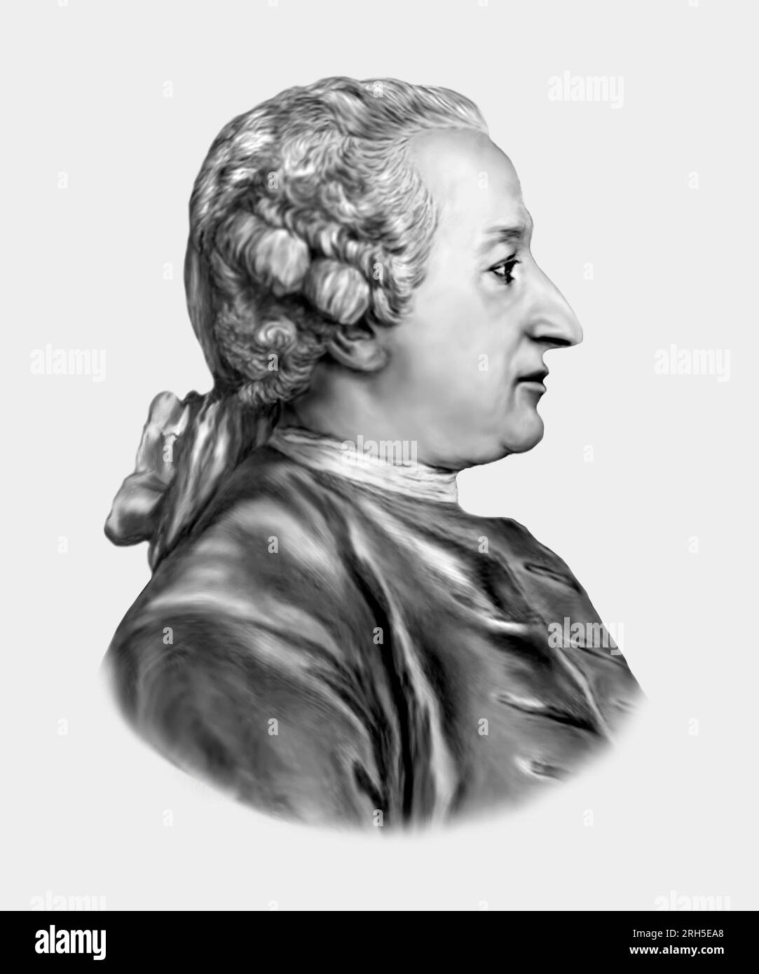 Alexis Clairaut. 1713-1765. French Mathematician Astronomer Stock Photo