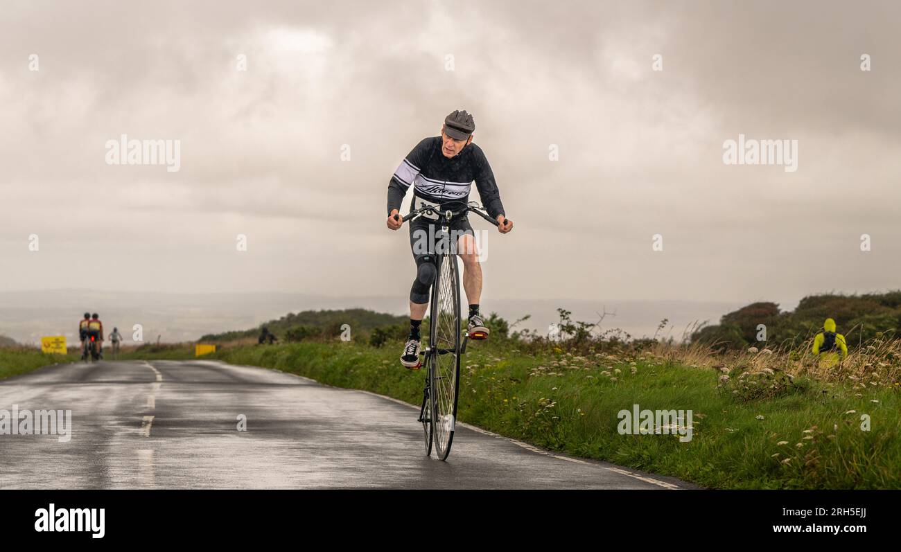 Penny Farthing Hill Climb Championships August 2023 Eastbourne, East
