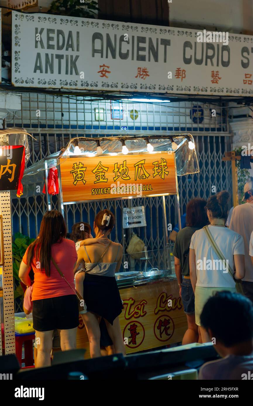 Jonker Walk Night Market Malacca Malaysia Stock Photo Alamy