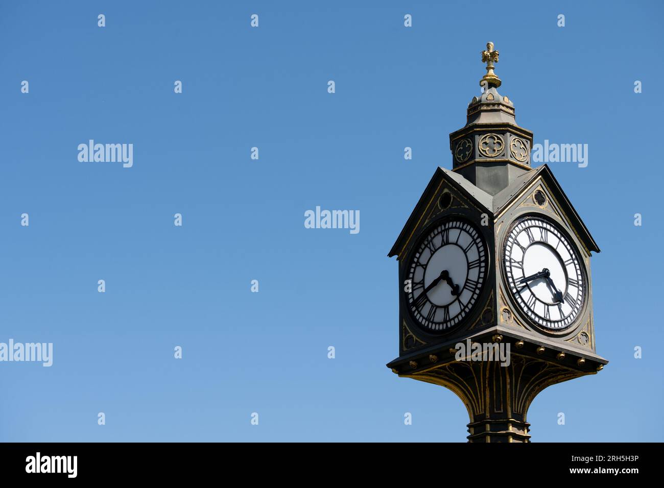 The clock, Five Ways, Birmingham, West Midlands, England, UK Stock