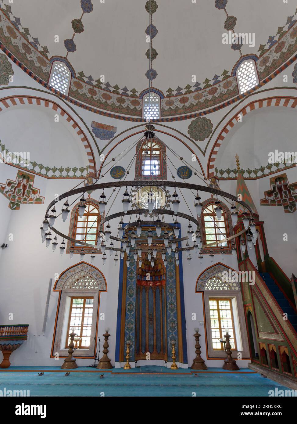 Emperor's Mosque interior in the city of Sarajevo, Bosnia and Herzegovina, August 13, 2023. Stock Photo