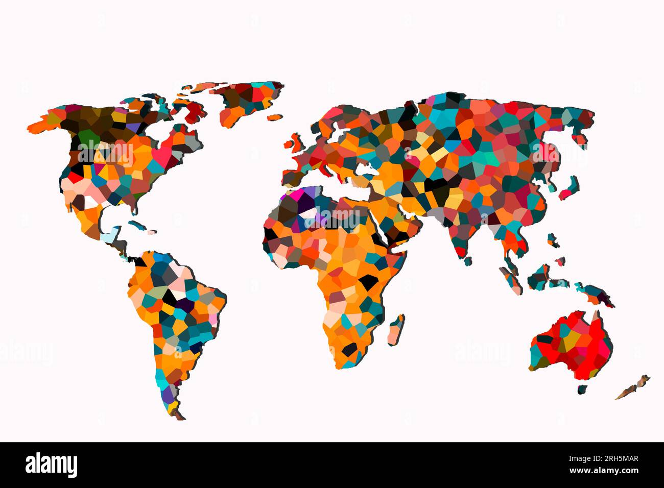 Roughly sketched out world map as global business concepts Stock Photo ...