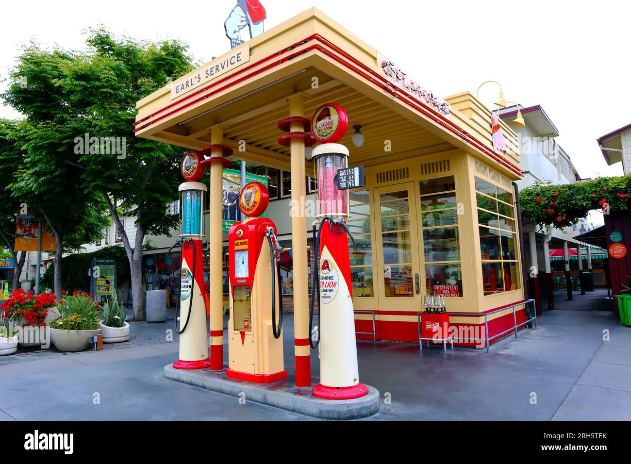 Los Angeles, California Gilmore Oil Company Gasoline Station at The