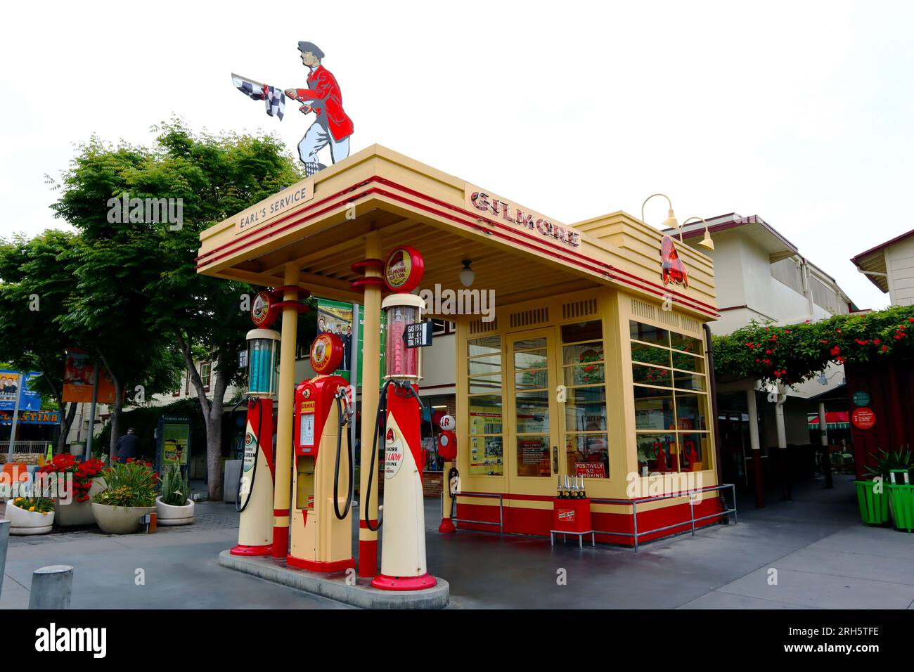 Los Angeles, California Gilmore Oil Company Gasoline Station at The