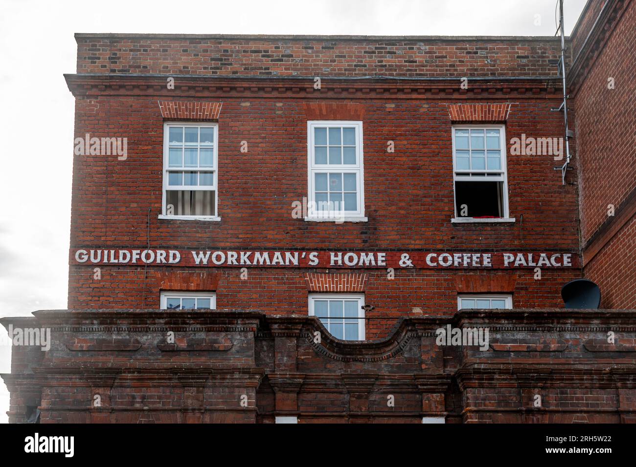 Vaughan House with Guildford Workman's Home & Coffee Palace sign on