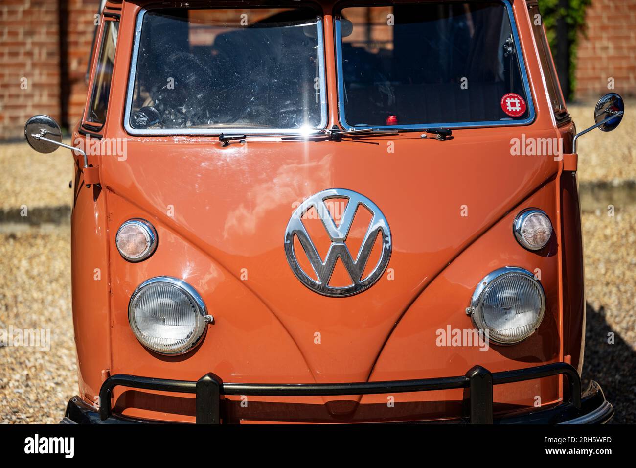 Vintage Volkswagen bus Stock Photo
