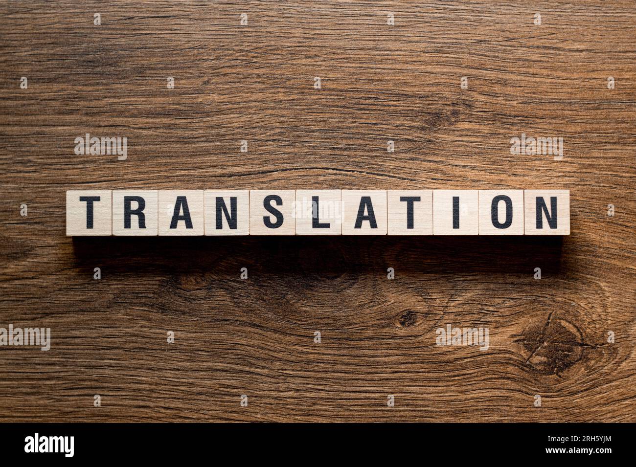 Translation word concept on building blocks, text Stock Photo Alamy