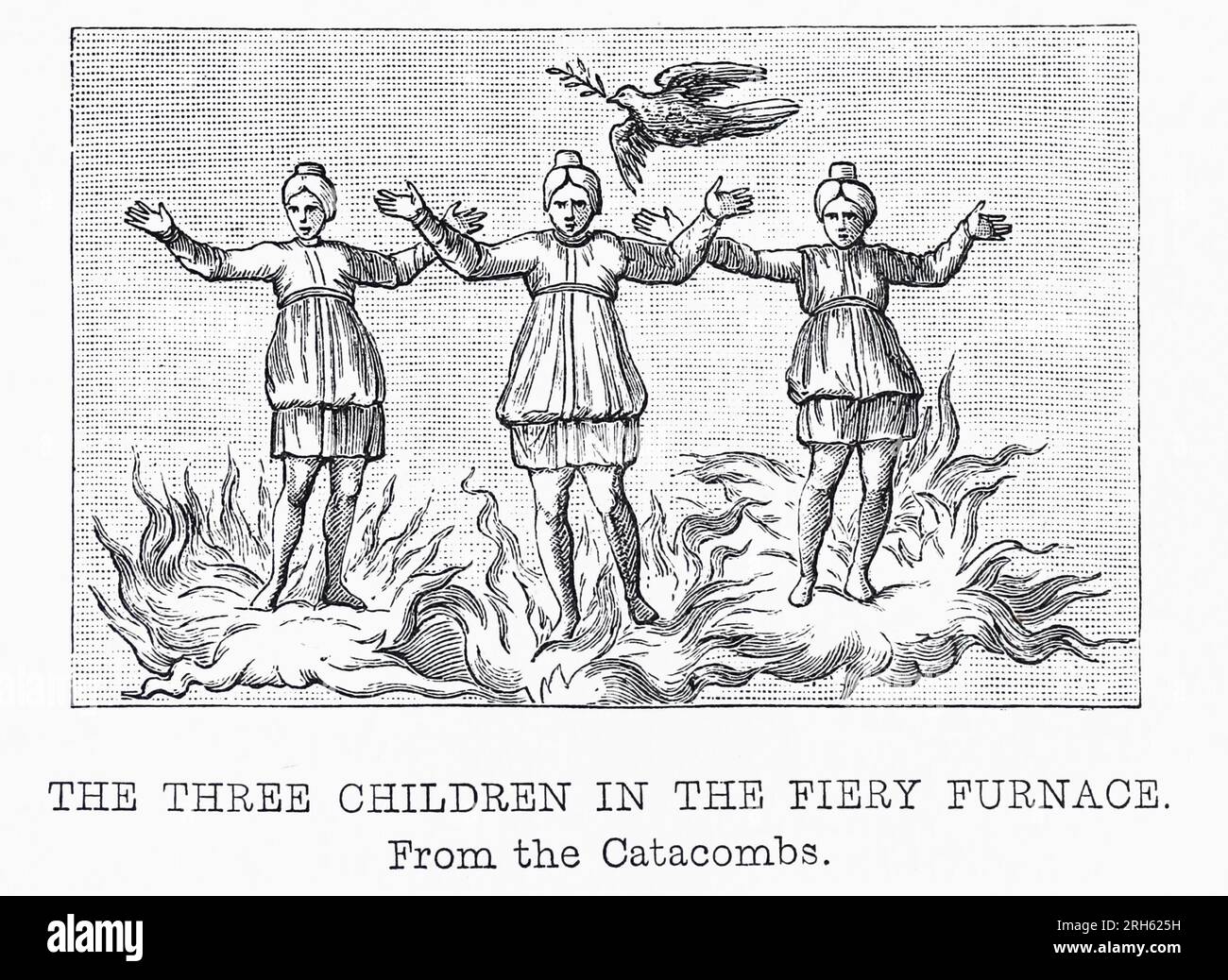 The three children in the fiiery furnace from the catacombs the story