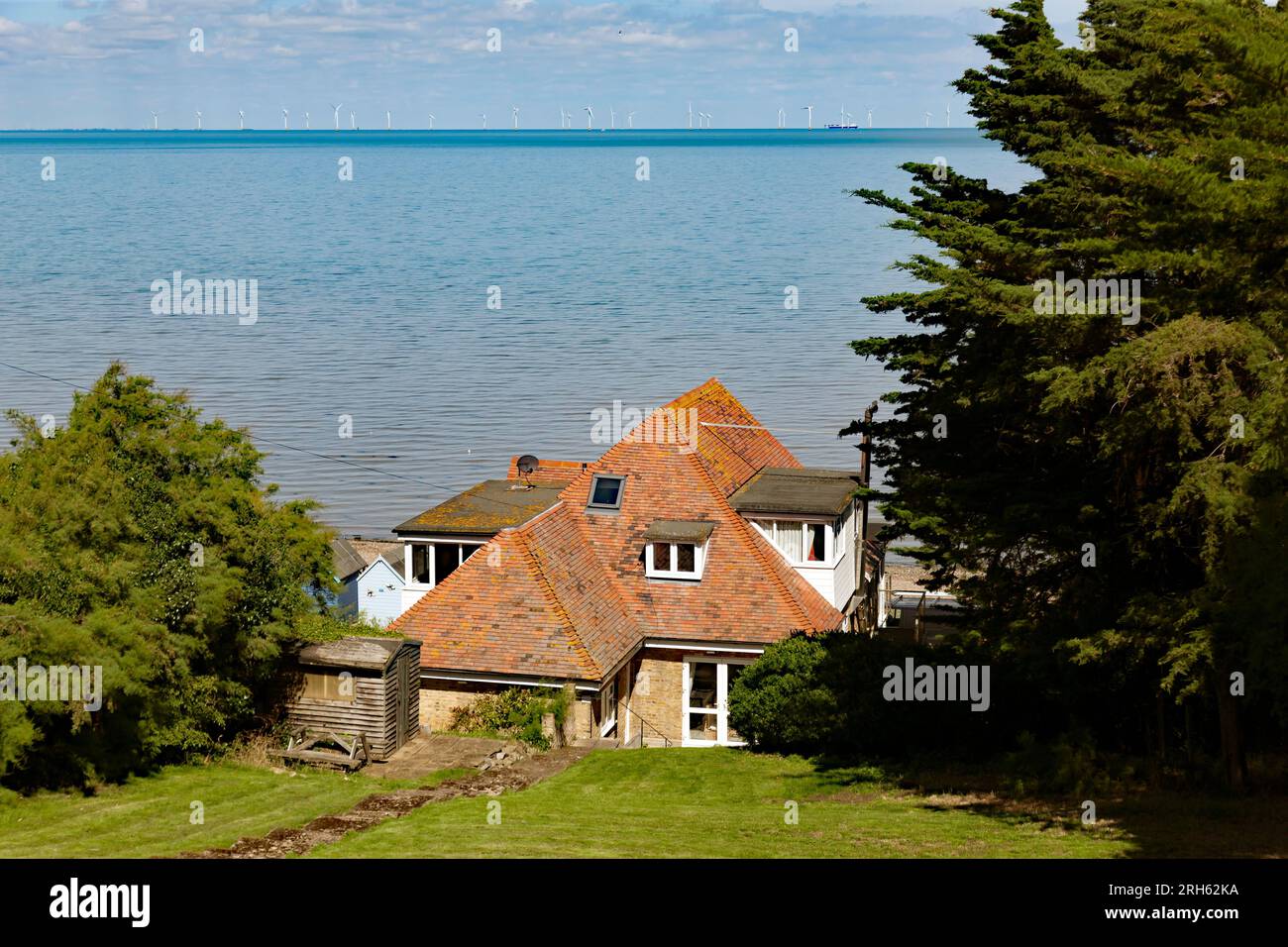 View from the Western Esplanade, Herne Bay, looking out into the Thame
