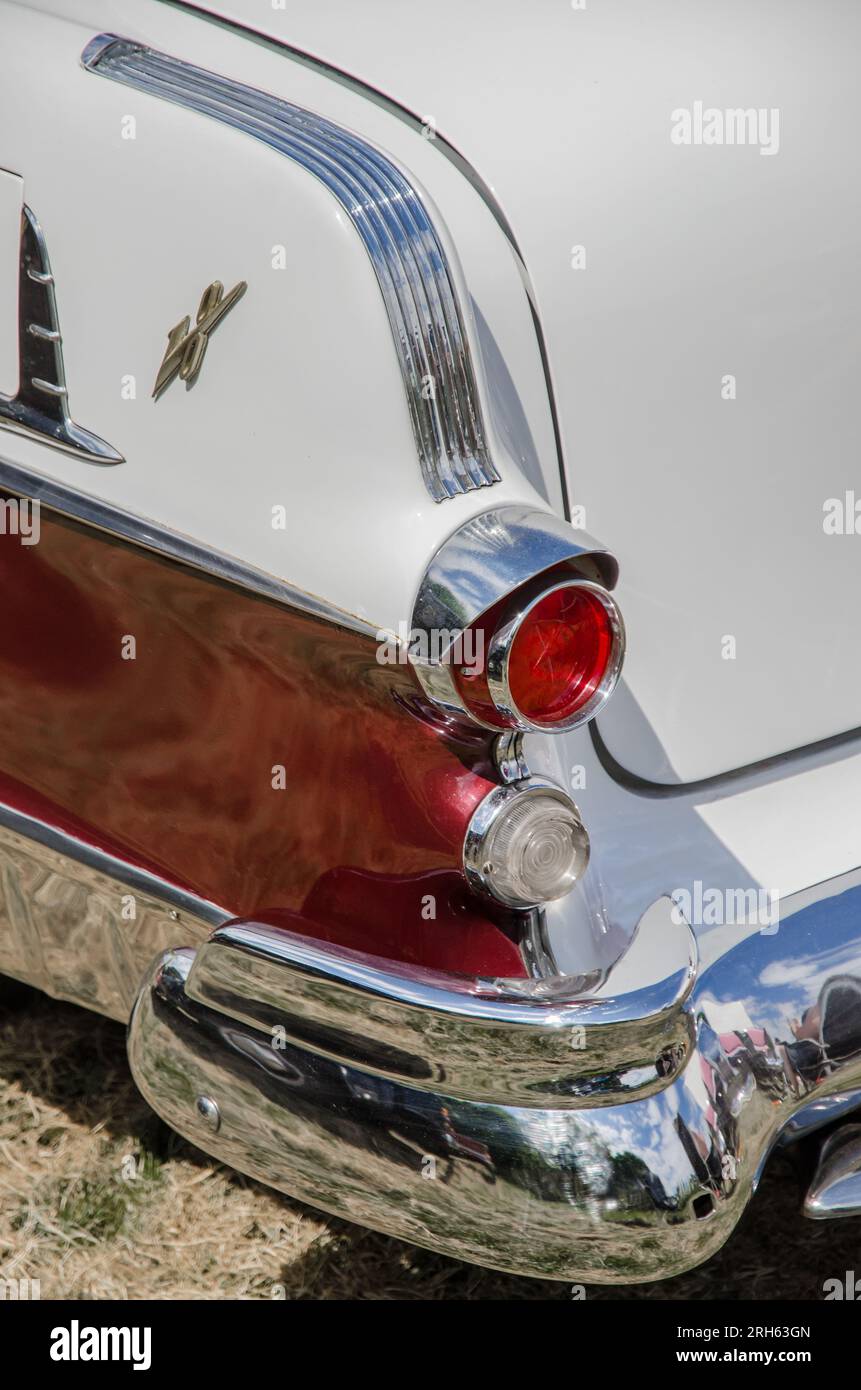 Vintage car on sale chrome trim