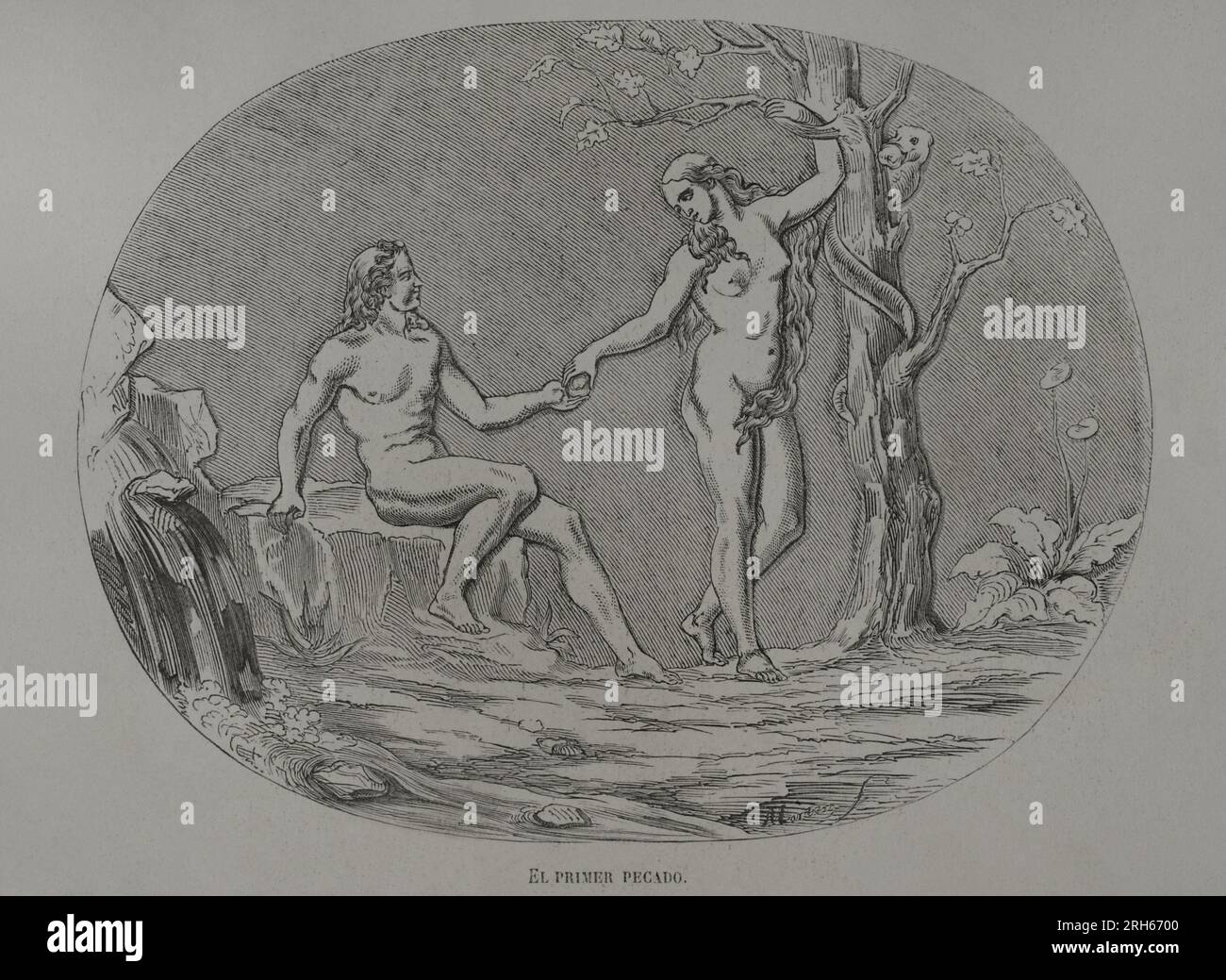 Evil woman engraving hi-res stock photography and images - Alamy