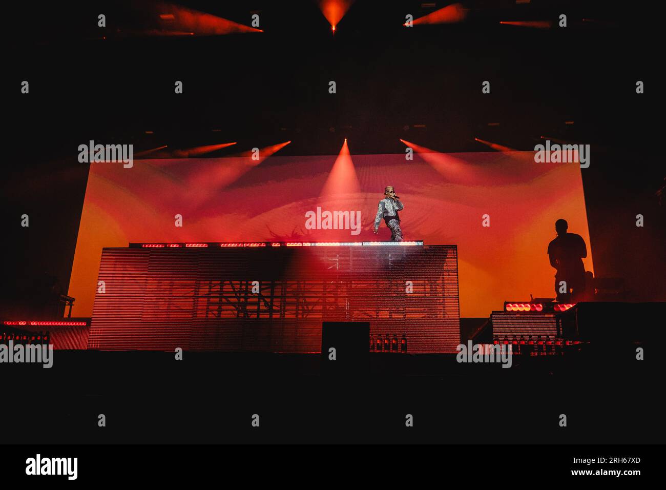 Gothenburg, Sweden. 10th, August 2023. The Nigerian singer and