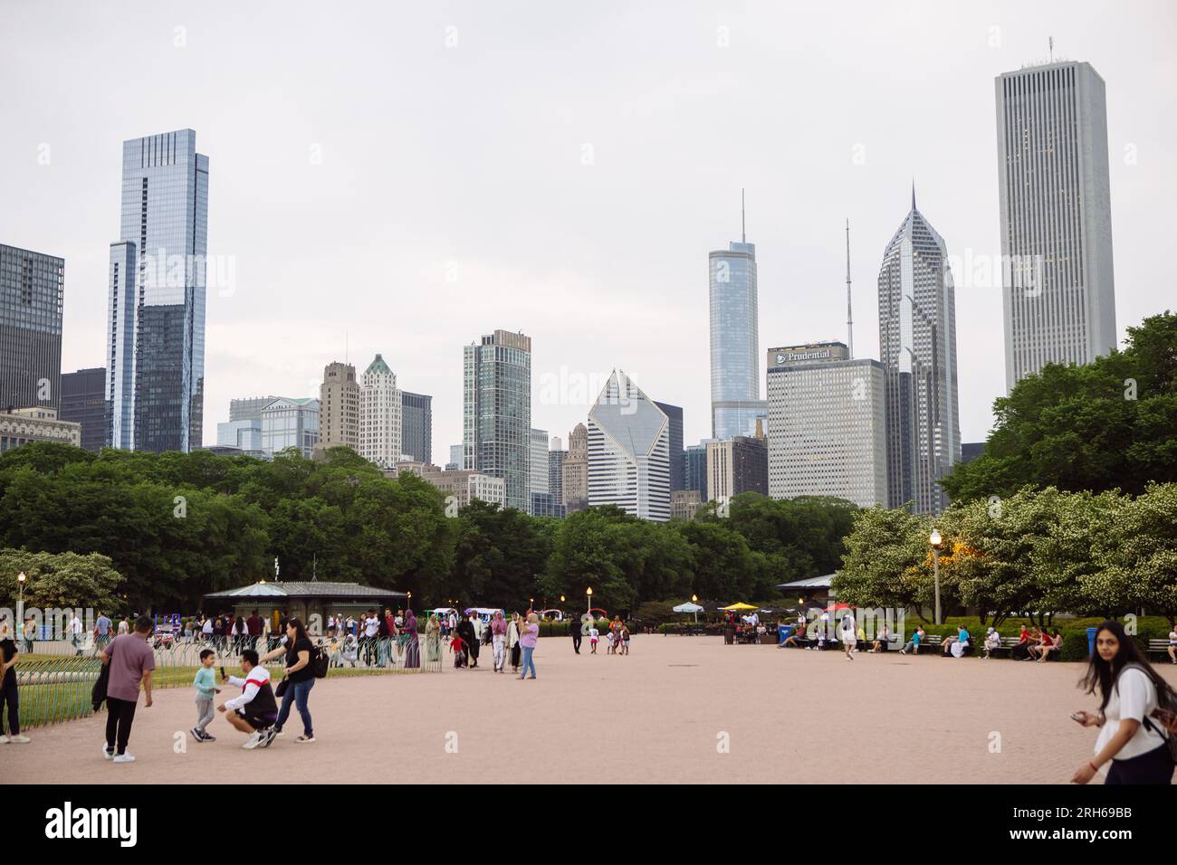 Grant Park in Chicago, Illinois, USA Stock Photo - Alamy