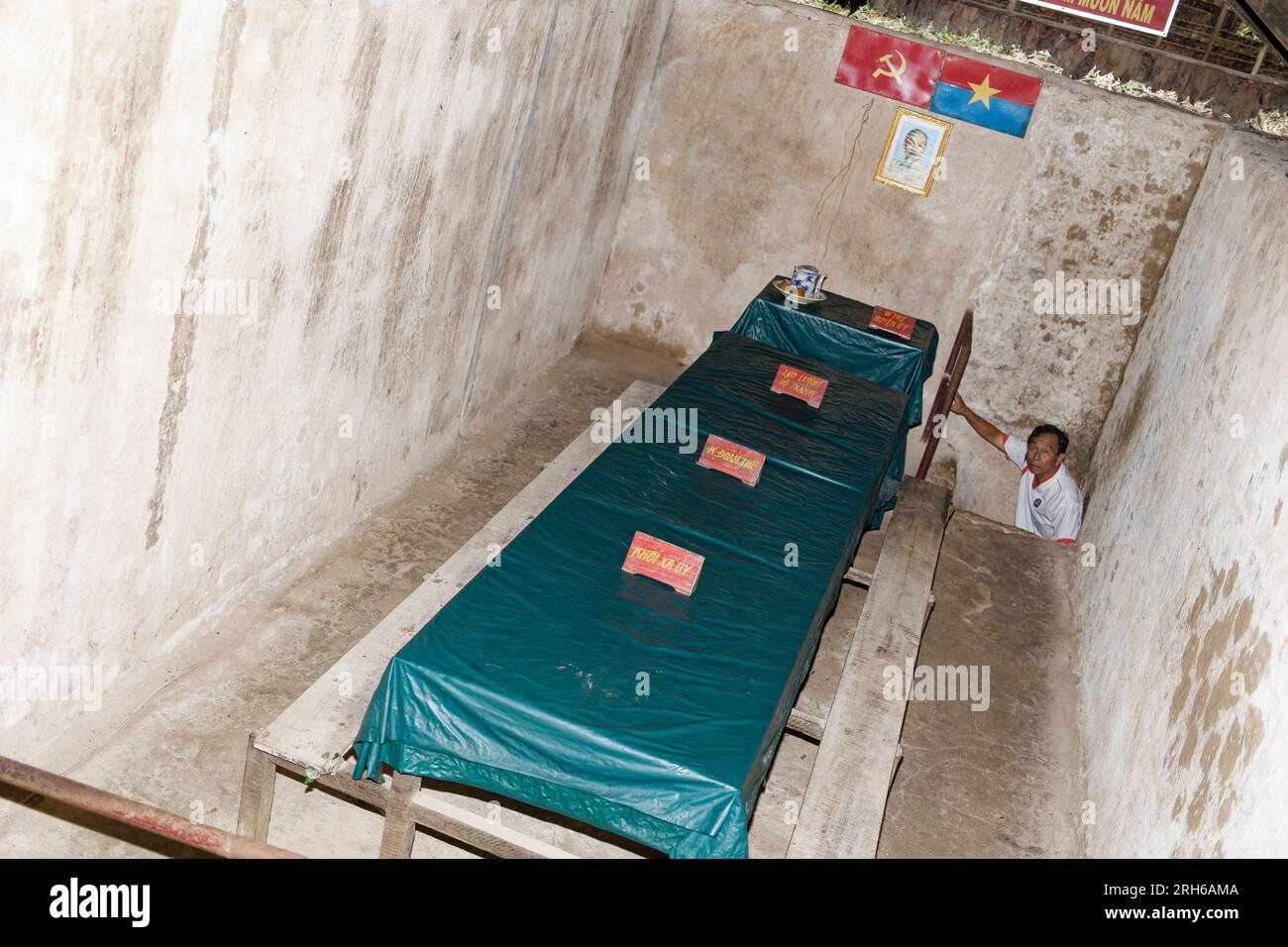 Cu Chi, Vietnam. 21st Aug, 2014. The Cu Chi Tunnels are an immense