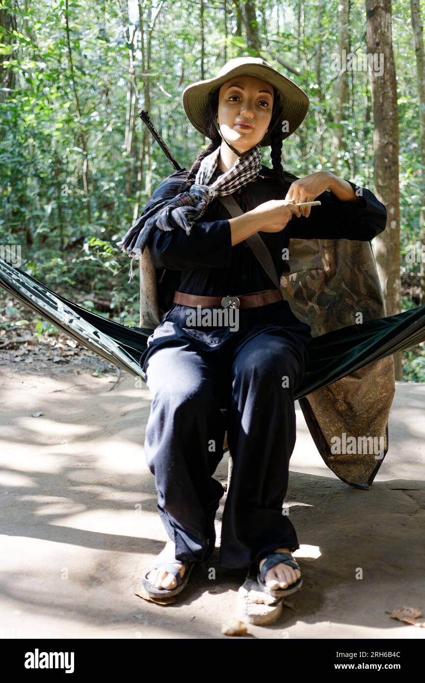 Cu Chi, Vietnam. 21st Aug, 2014. The Cu Chi Tunnels are an immense