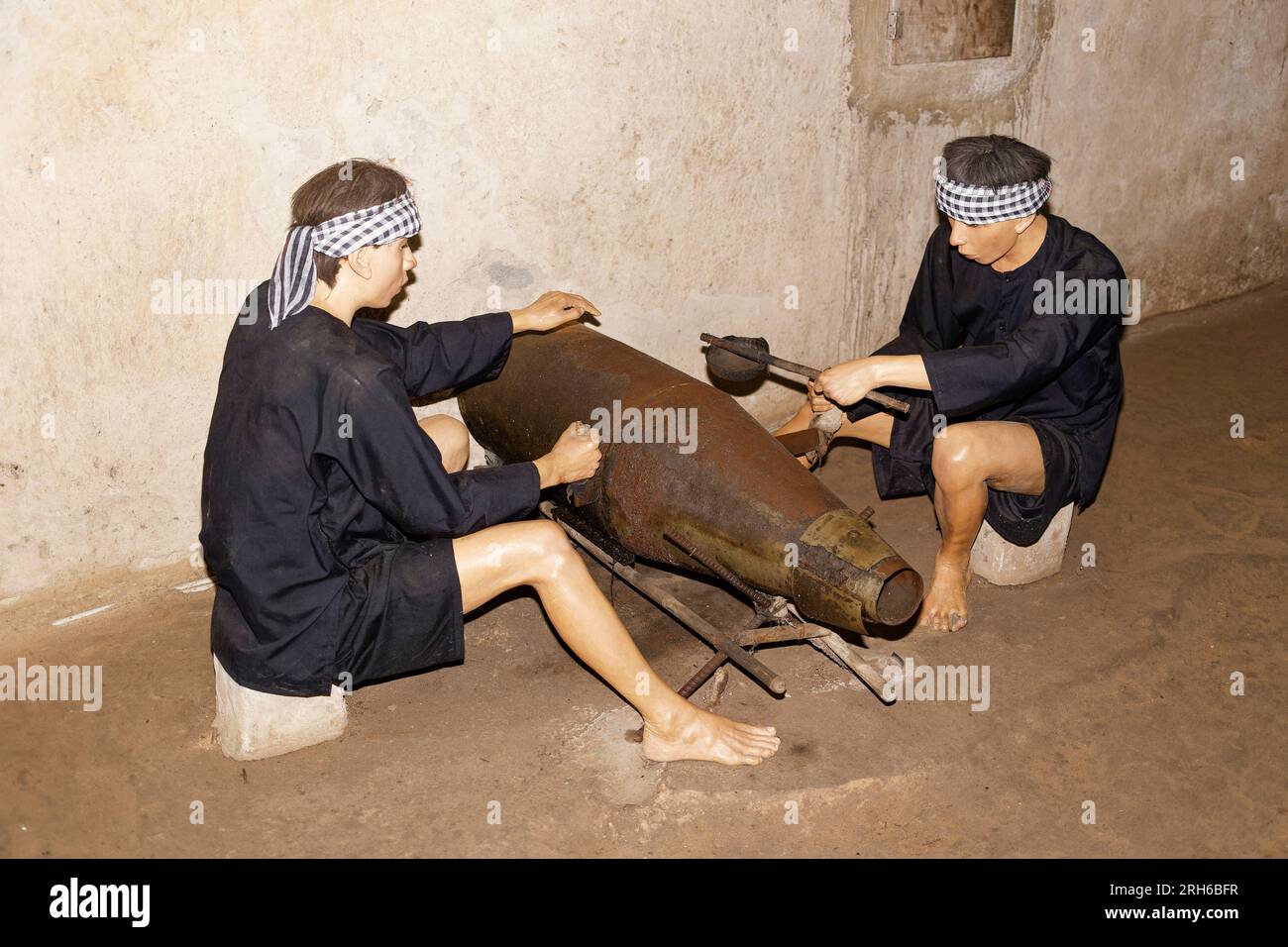 Cu Chi, Vietnam. 21st Aug, 2014. The Cu Chi Tunnels are an immense network of underground