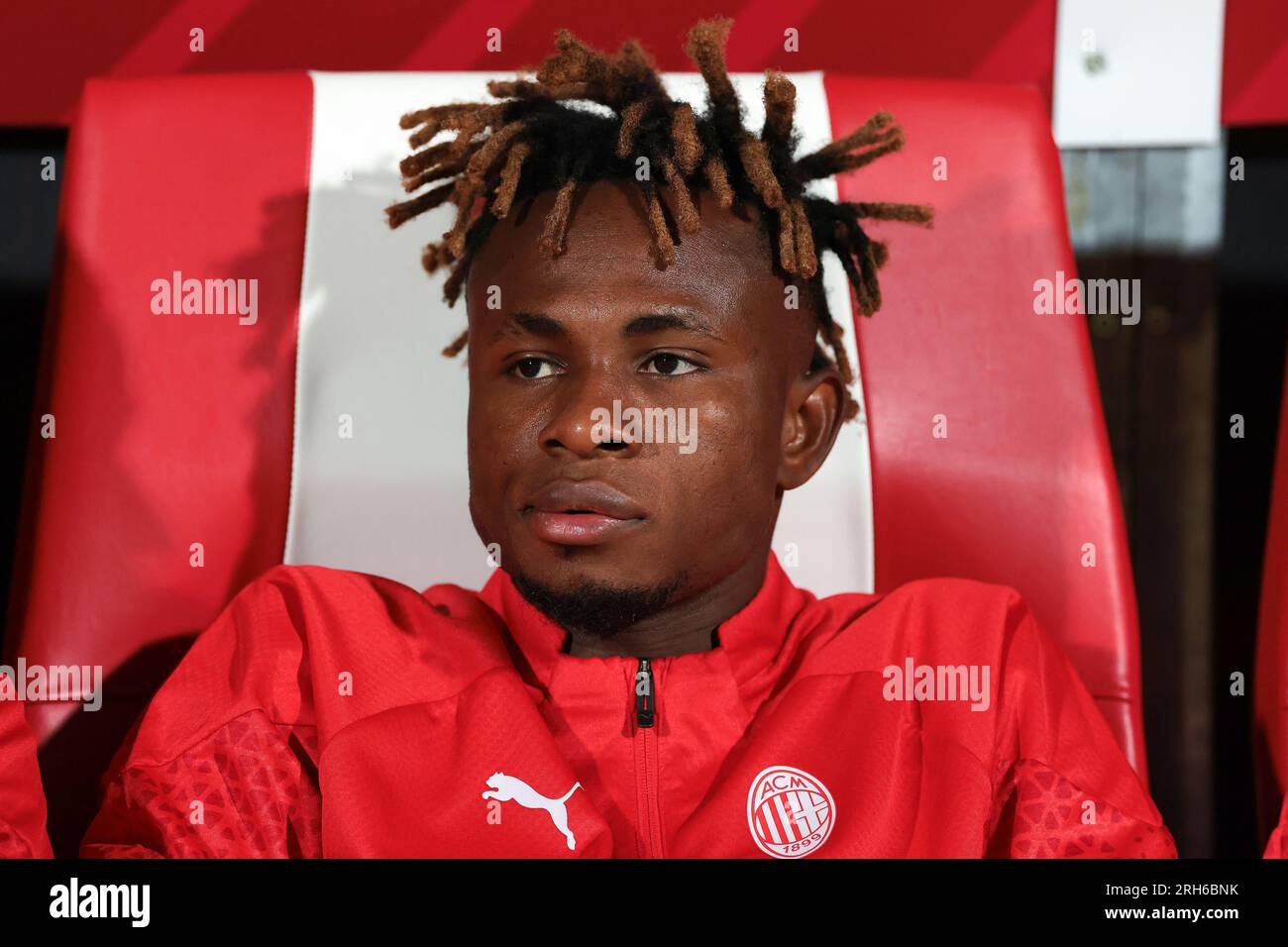 Monza, Italy, 8th August 2023. Samuel Chukwueze Of AC Milan Looks On ...