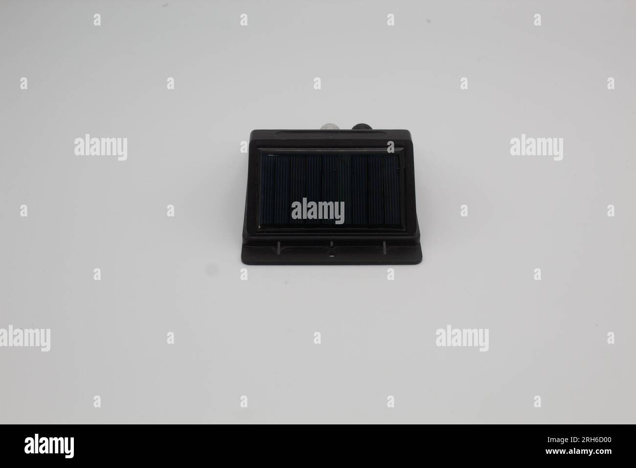 the solar wall light this light a sensor light Stock Photo