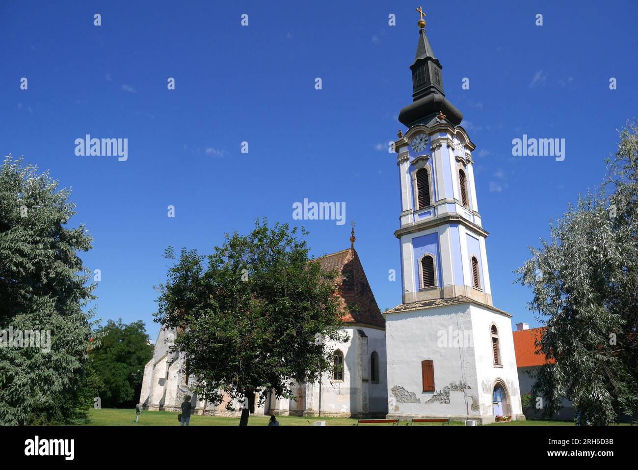 Serbian Kovin Monastery, Our Lady Serbian Orthodox Church, Rackeve, Hungary Stock Photo