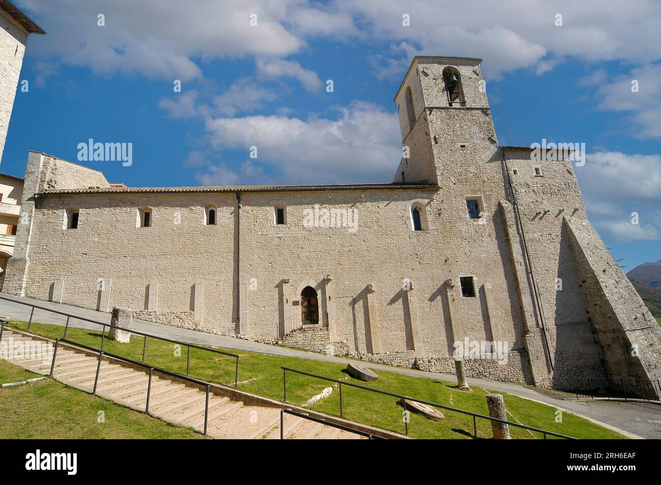 Italy Umbria Monteleone di Spoleto - Convent of San Francesco Stock Photo