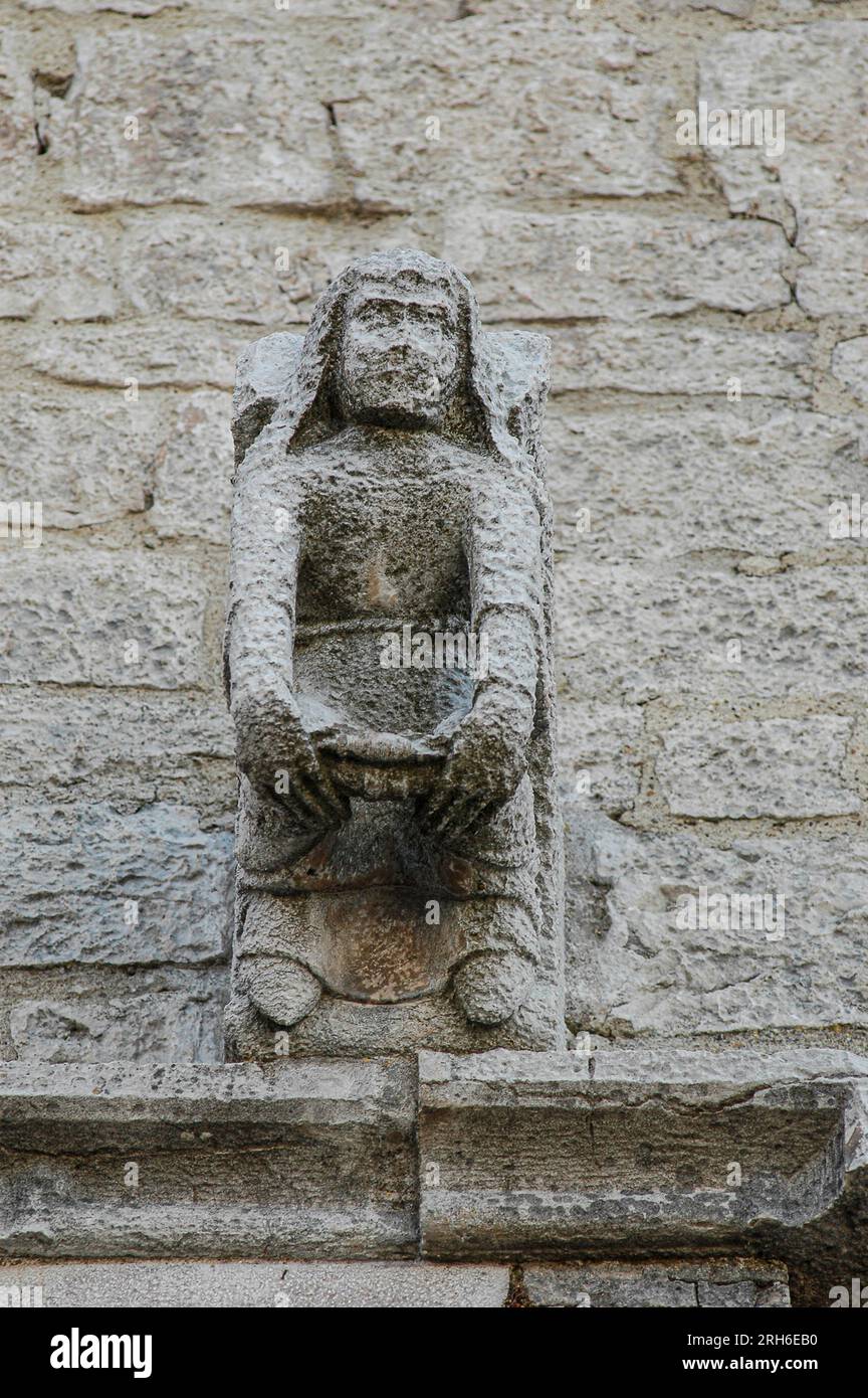 Italy Umbria Monteleone di Spoleto - Convent of San Francesco - detail Stock Photo
