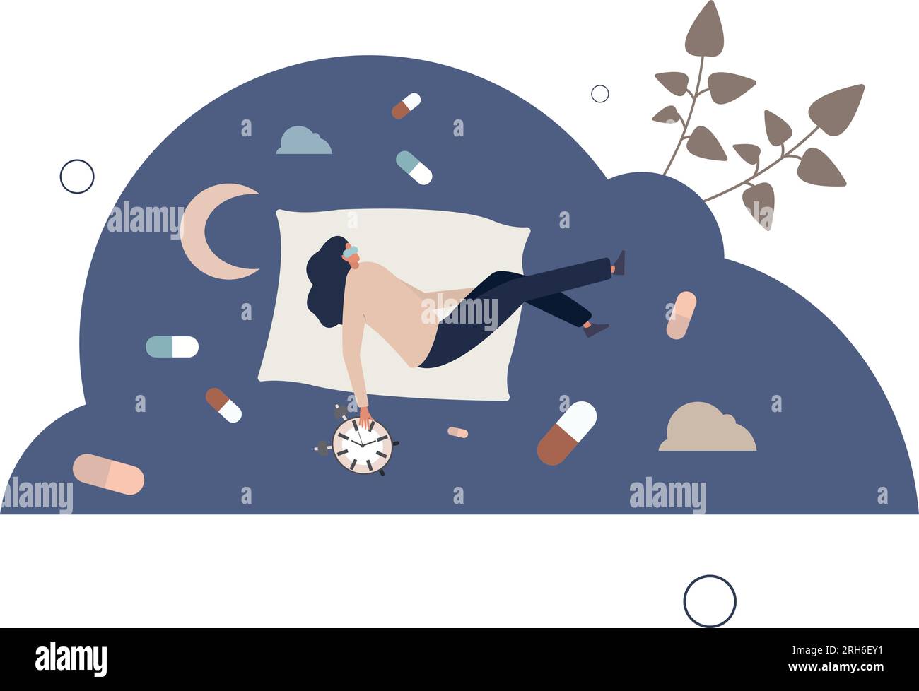 Sleep remedies and insomnia problem caused treatment.Anxiety and