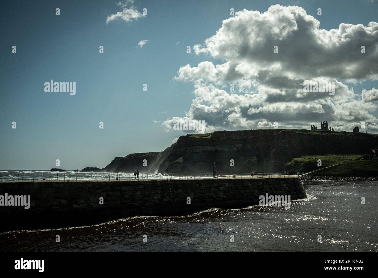 Whitby and Surrounding Area Stock Photo