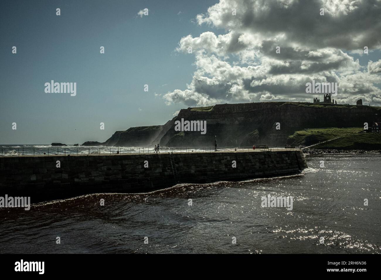 Whitby and Surrounding Area Stock Photo