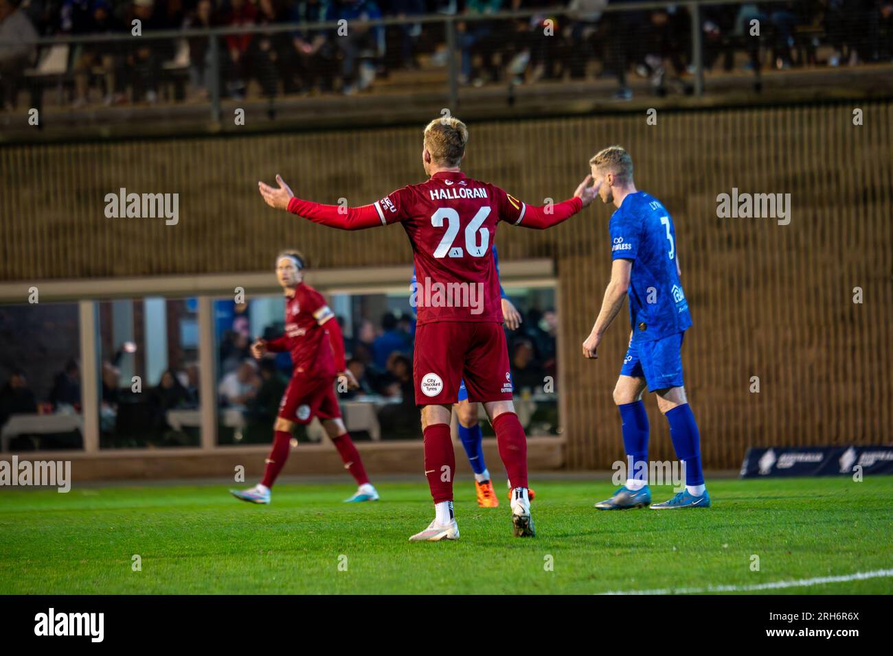 Thornbury, Australia. 14 August, 2023. Northcote City FC take on Adelaide United FC in the Thornbury, Australia. 14 August, 2023. Northcote City FC take on Adelaide United FC in the