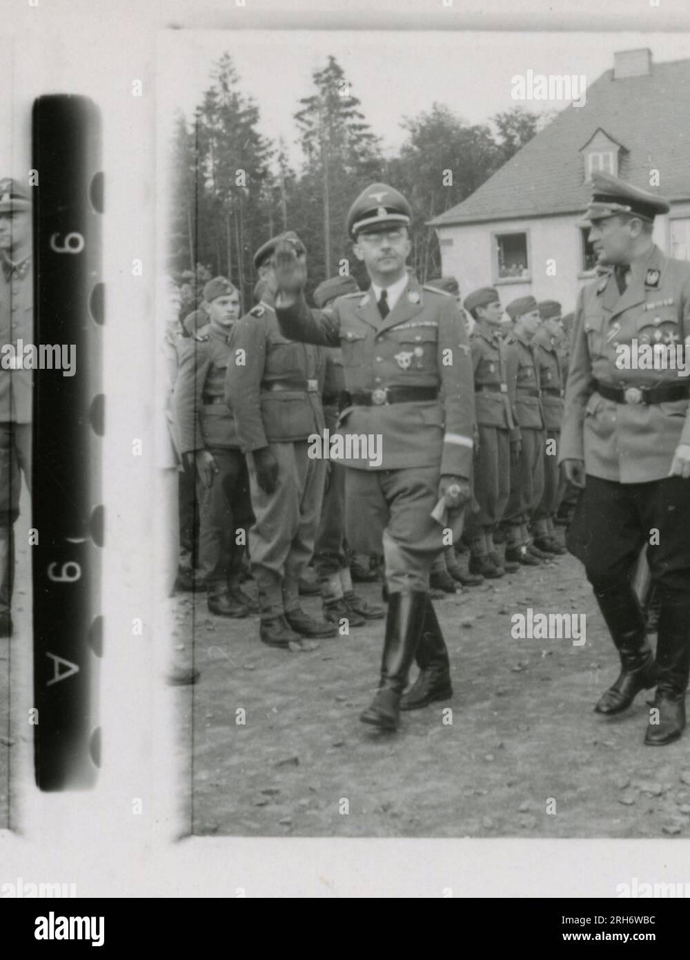 SS Photographer, Heiss (1943) Unit and soldiers in barracks, visit by ...