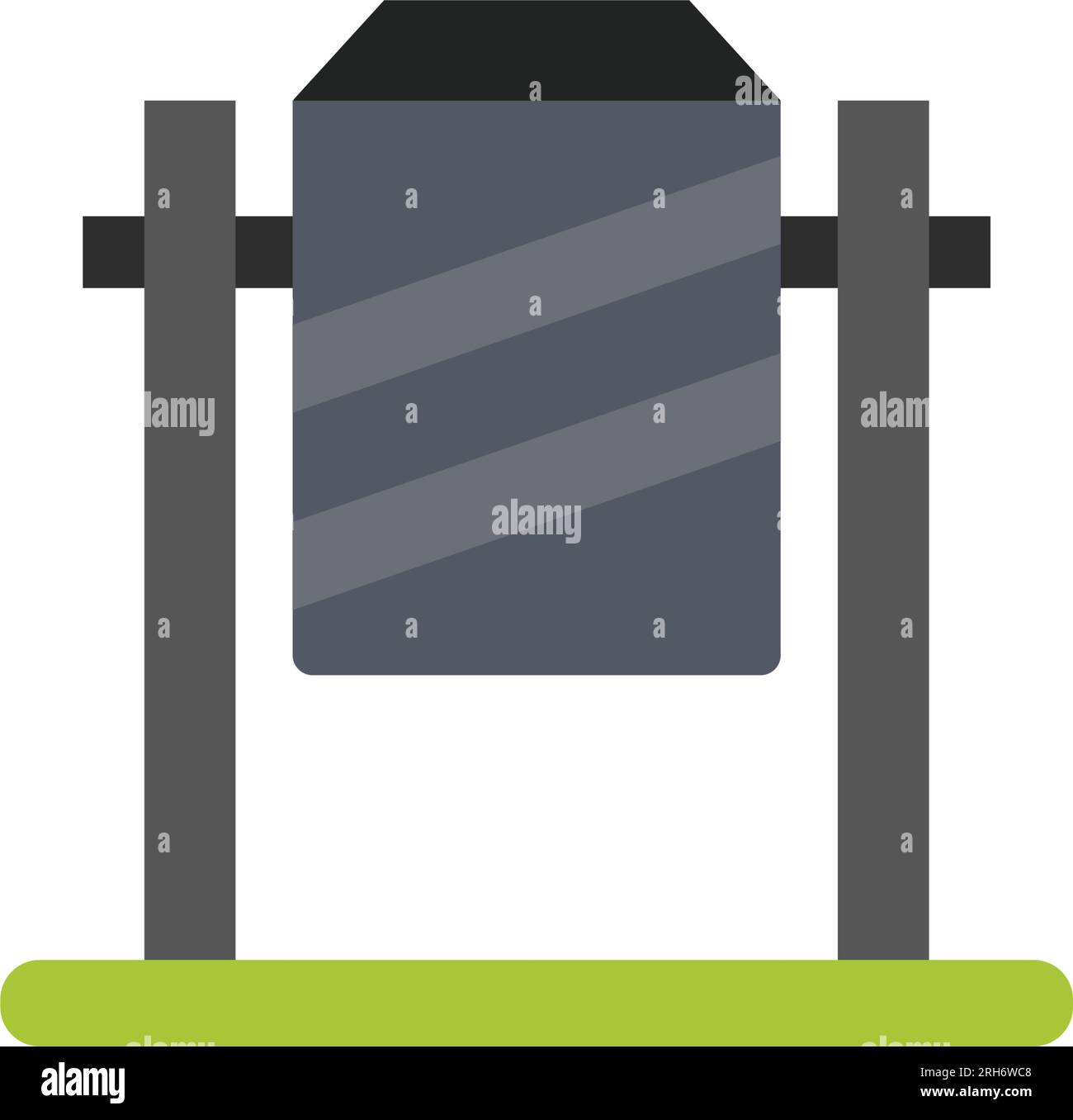Empty garbage can vector icon Stock Vector Image & Art - Alamy