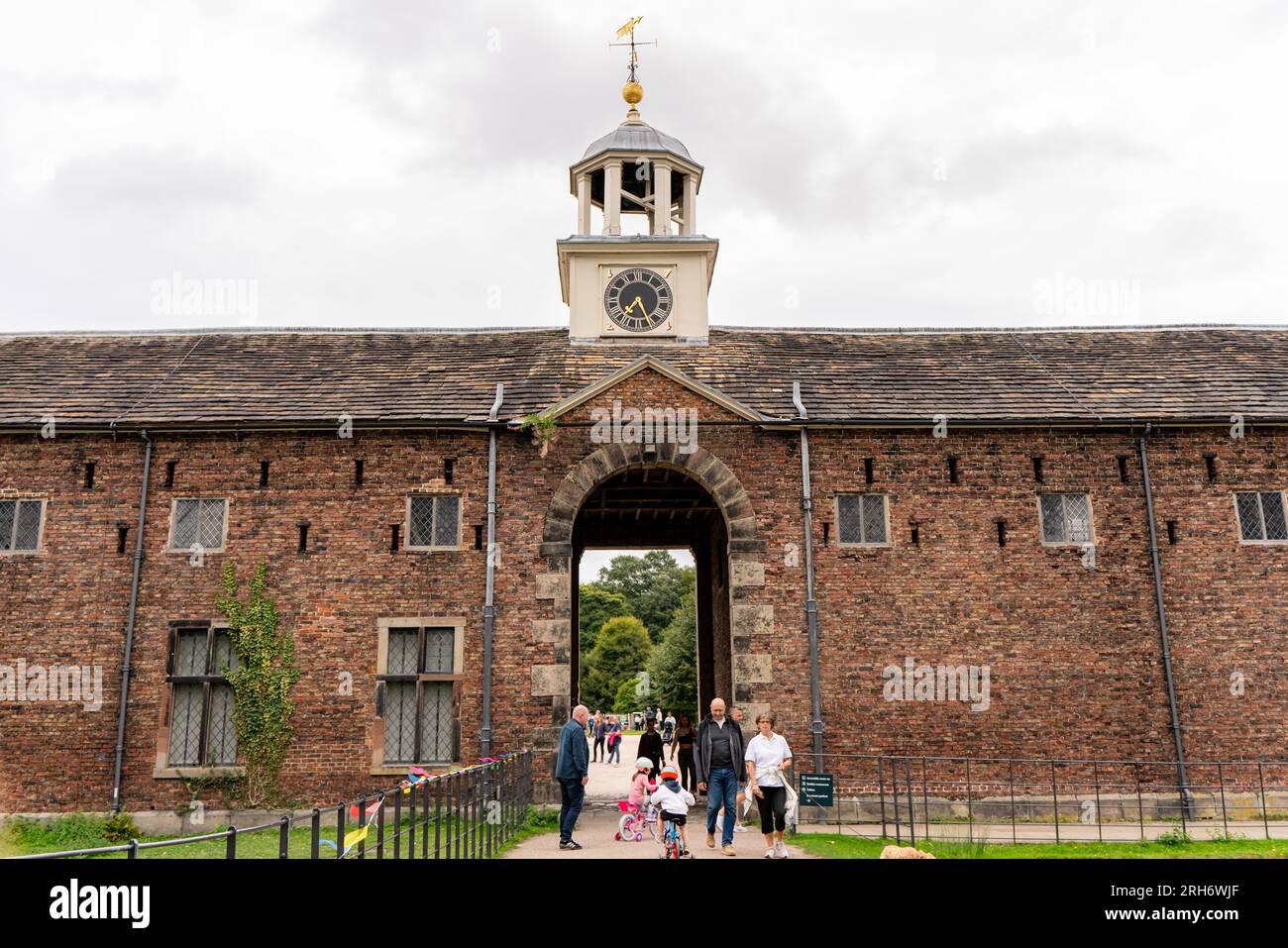 Dunham massey stables and court yard Stock Photo