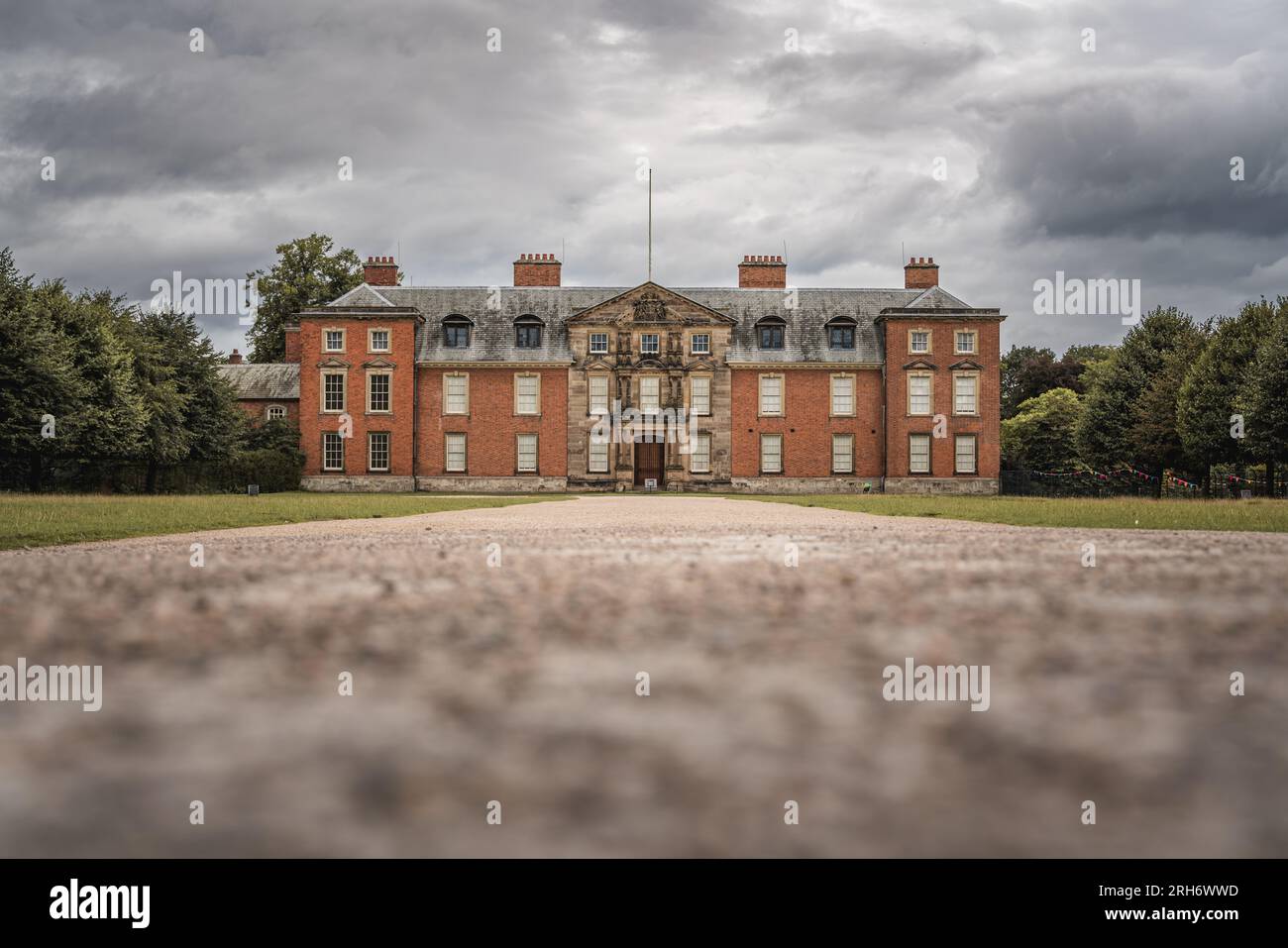 Dunham massey house and courtyard Stock Photo Alamy